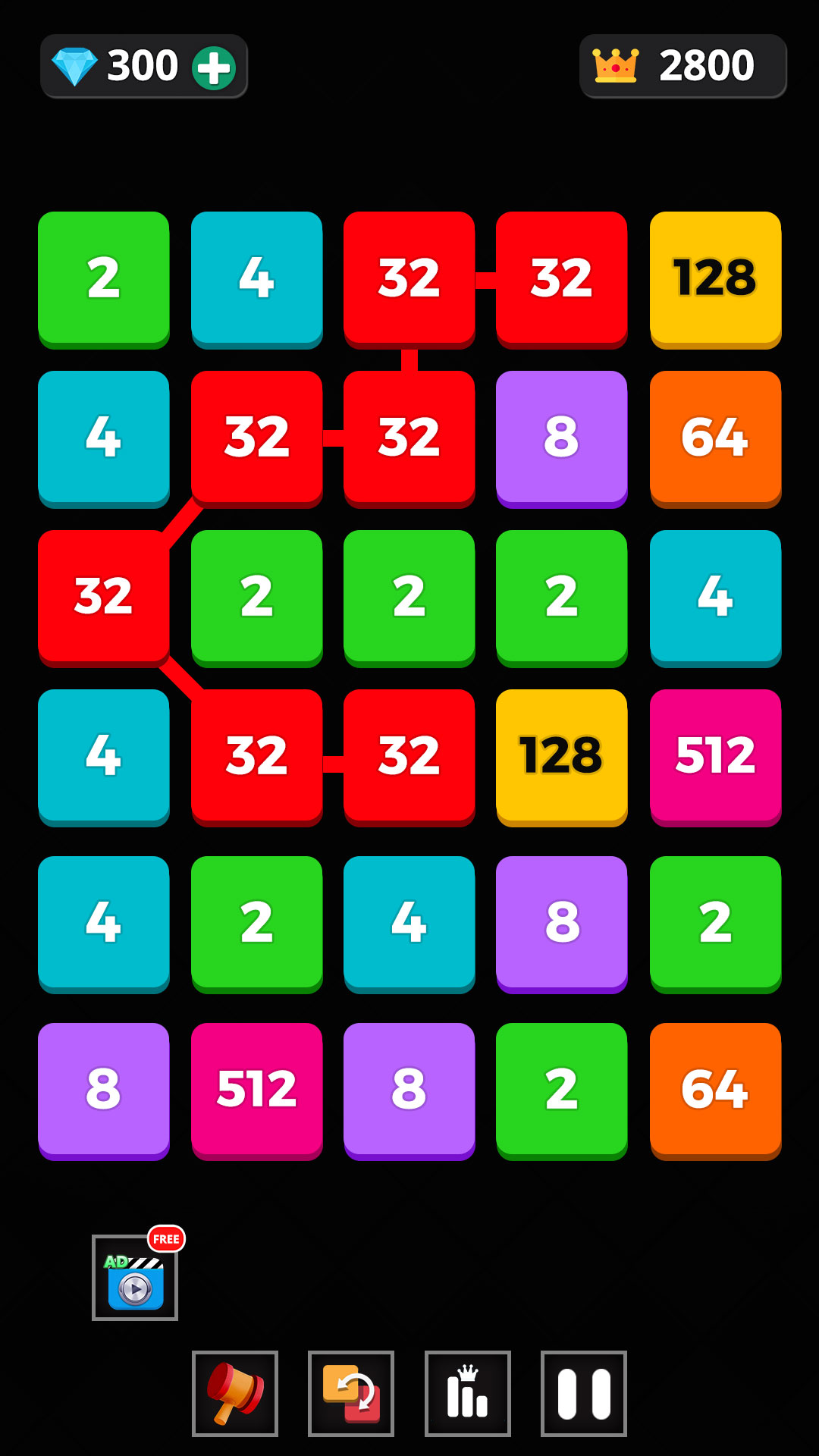 اسکرین شات 2 بازی 2048 Block Merge Puzzle 3d
