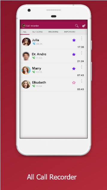 اسکرین شات 1 برنامه Automatic call Recording 2023