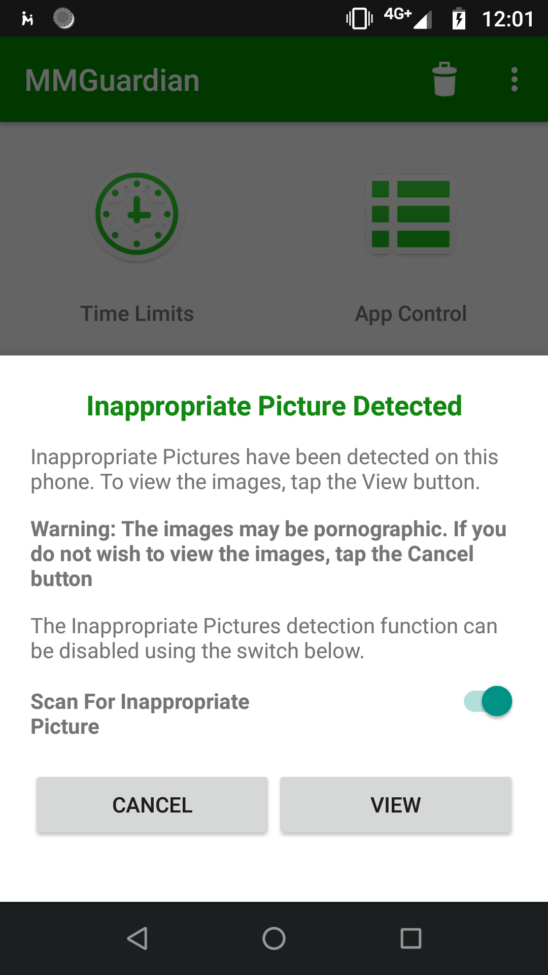 اسکرین شات 4 برنامه MMGuardian Child Phone App