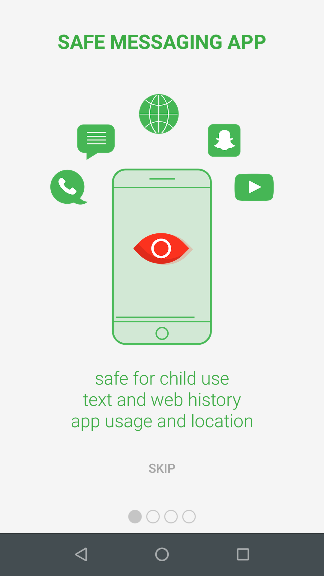 اسکرین شات 1 برنامه MMGuardian Child Phone App