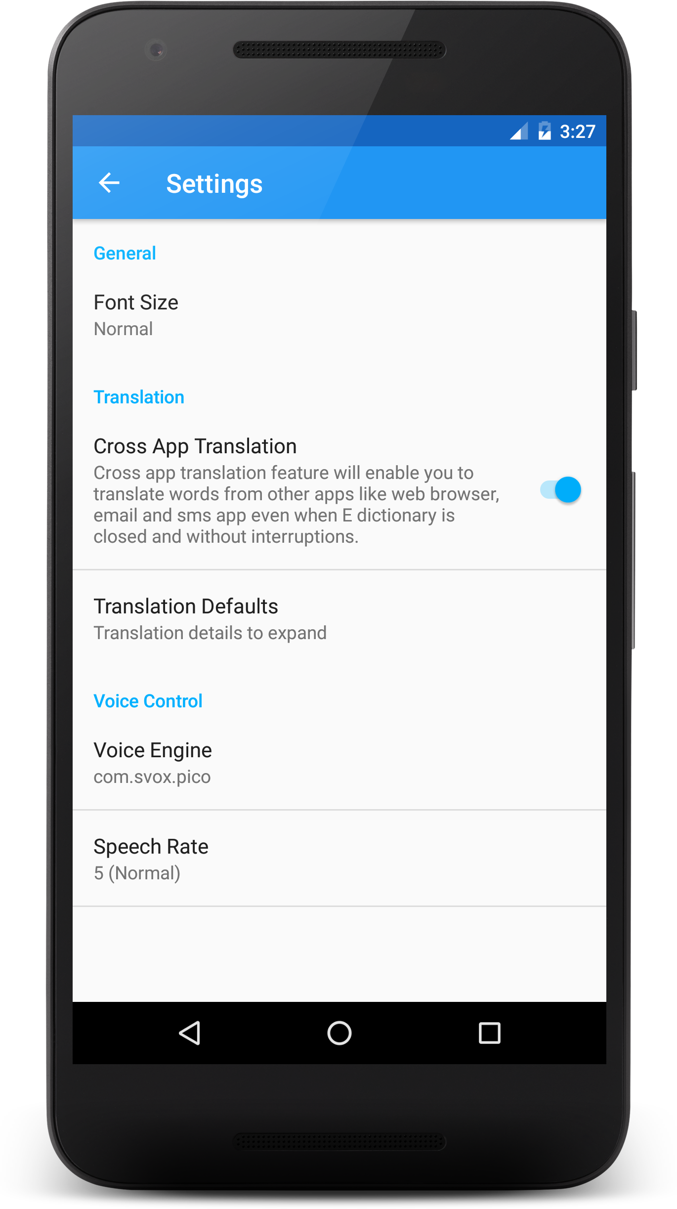 اسکرین شات 4 برنامه English Dictionary - Offline