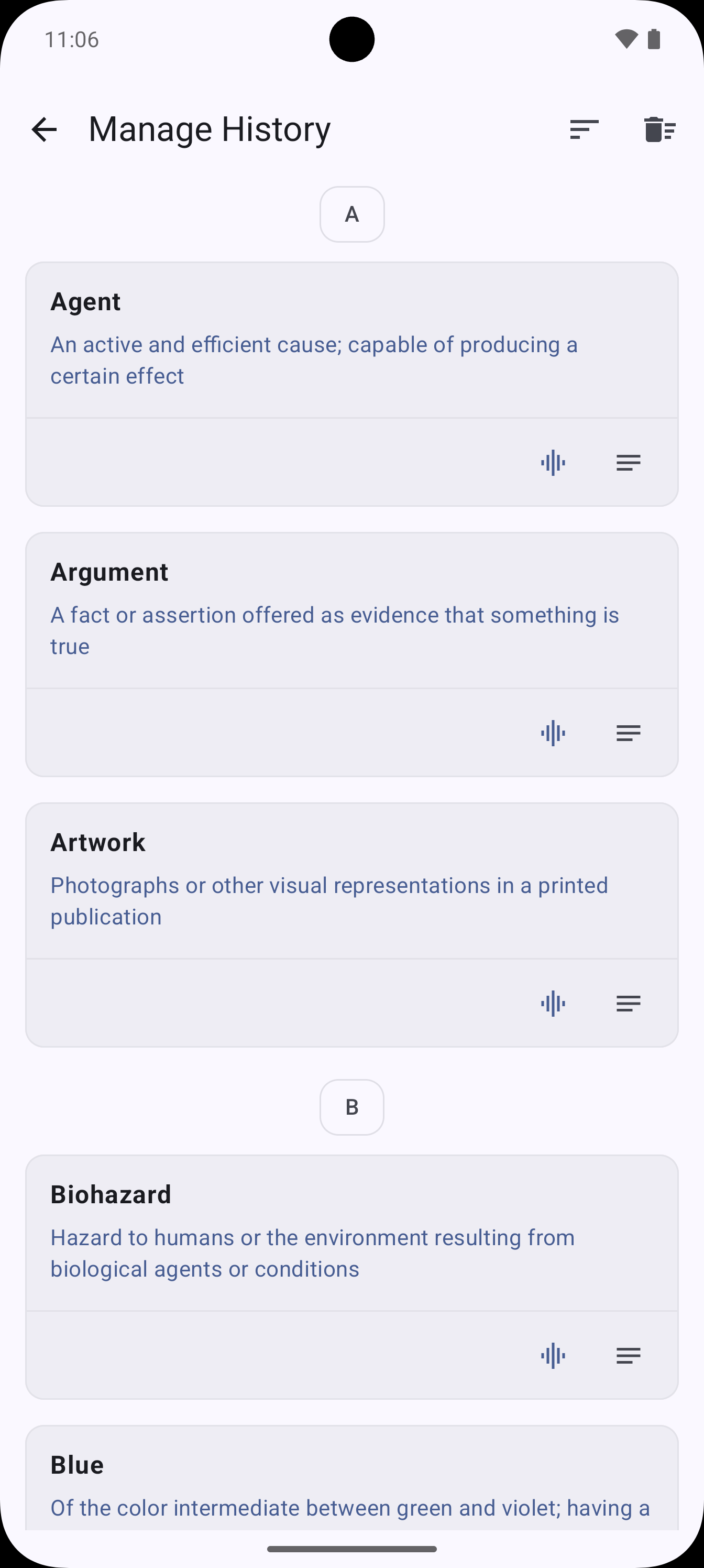 اسکرین شات 5 برنامه English Dictionary - Offline