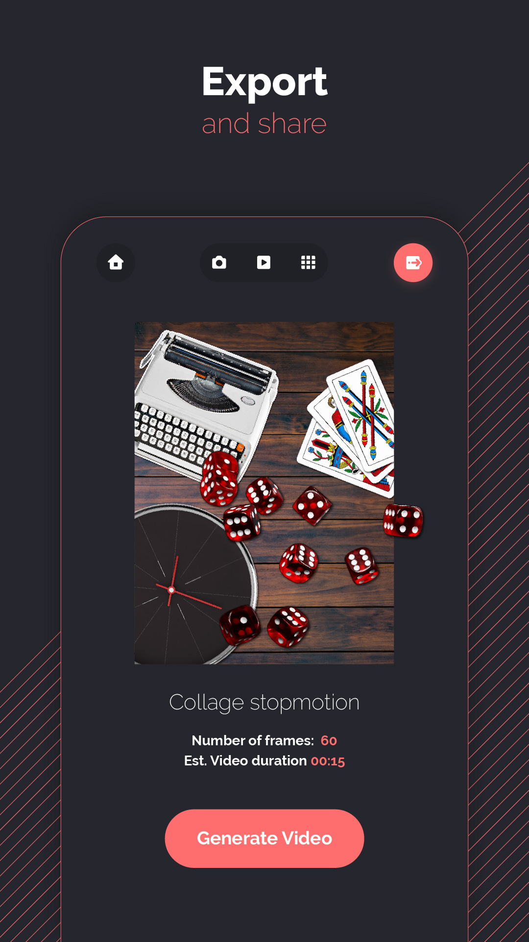 اسکرین شات 5 برنامه Stopmo Bro - Stop Motion Studi