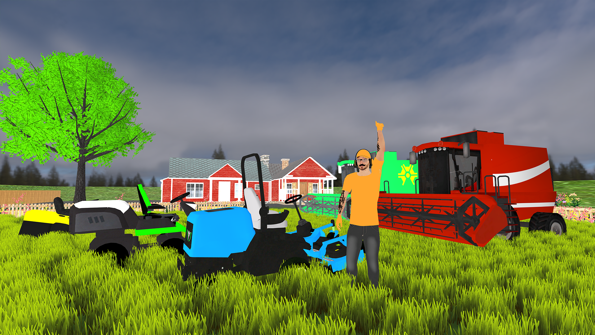 اسکرین شات 6 بازی Mowing Simulator Lawn Cutting