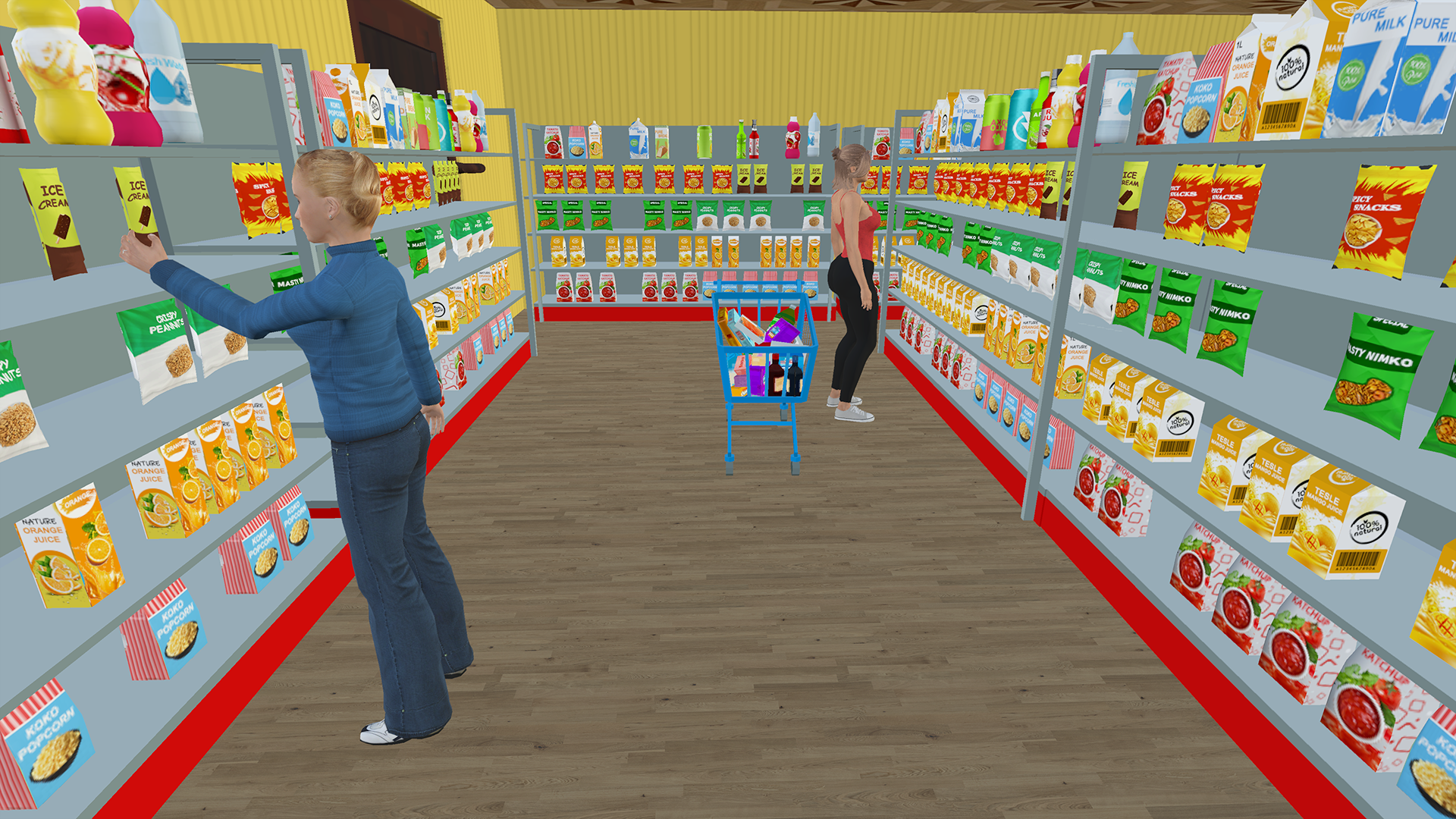 اسکرین شات 4 بازی Supermarket business simulator