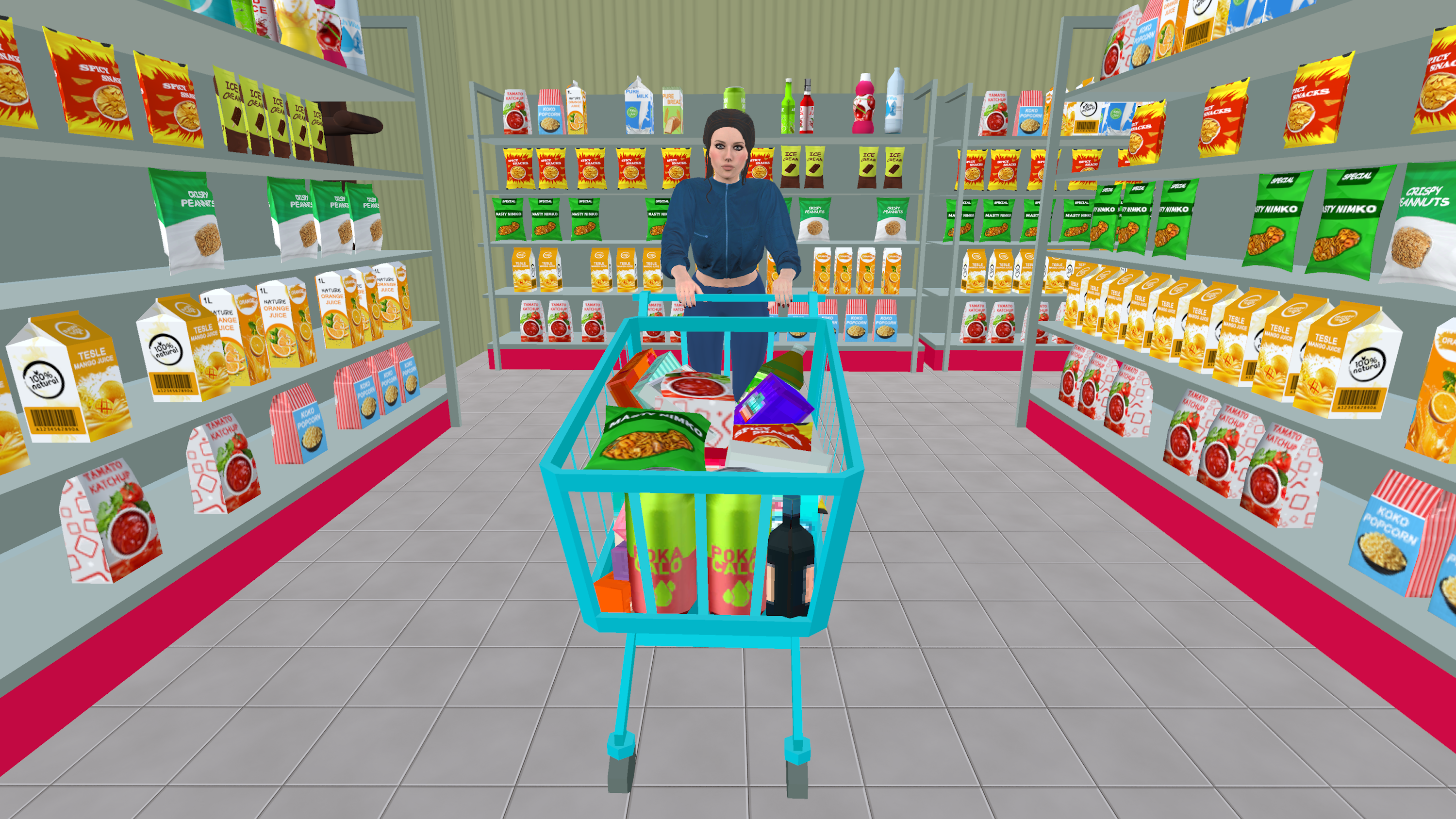 اسکرین شات 2 بازی Supermarket business simulator