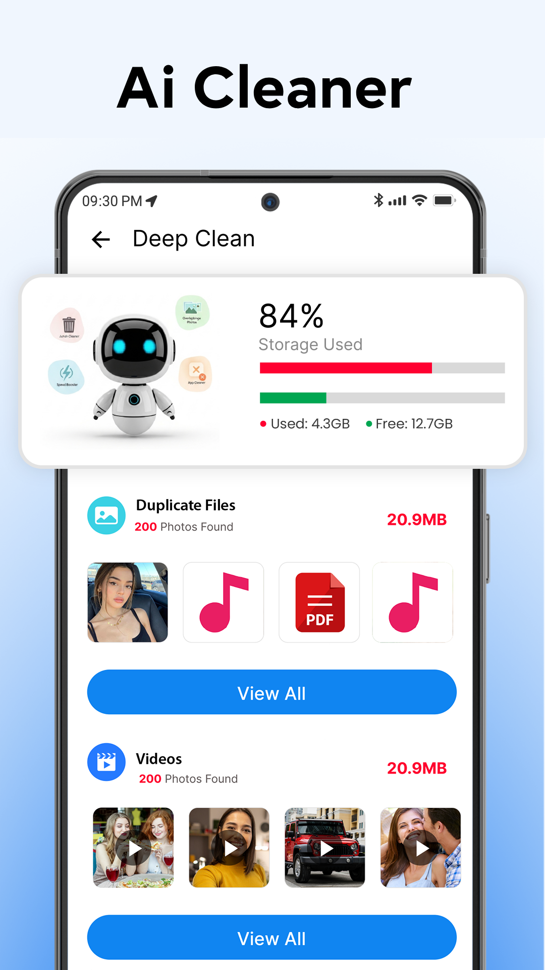 اسکرین شات 3 برنامه Phone Cleaner - Ai Clean