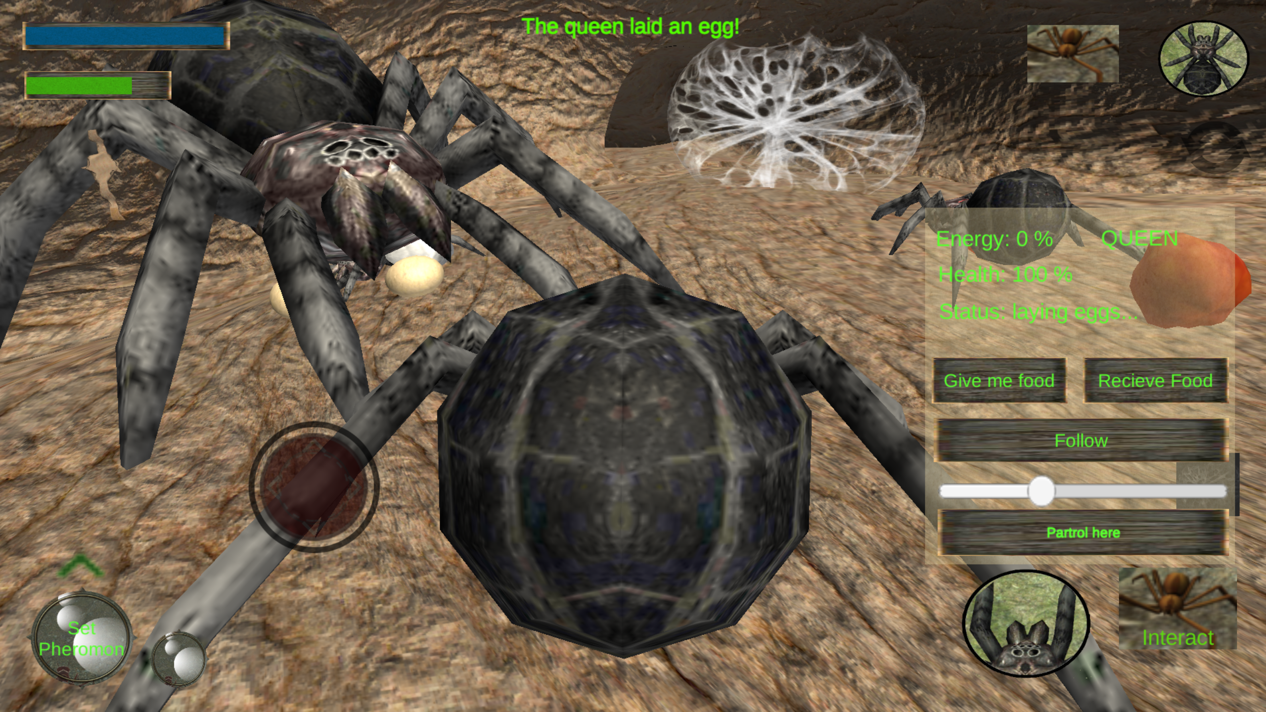 اسکرین شات 2 بازی Spider Nest Simulator - insect