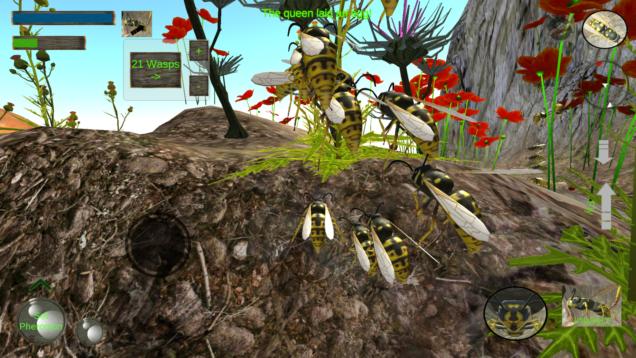 اسکرین شات 3 بازی Wasp Nest Simulator