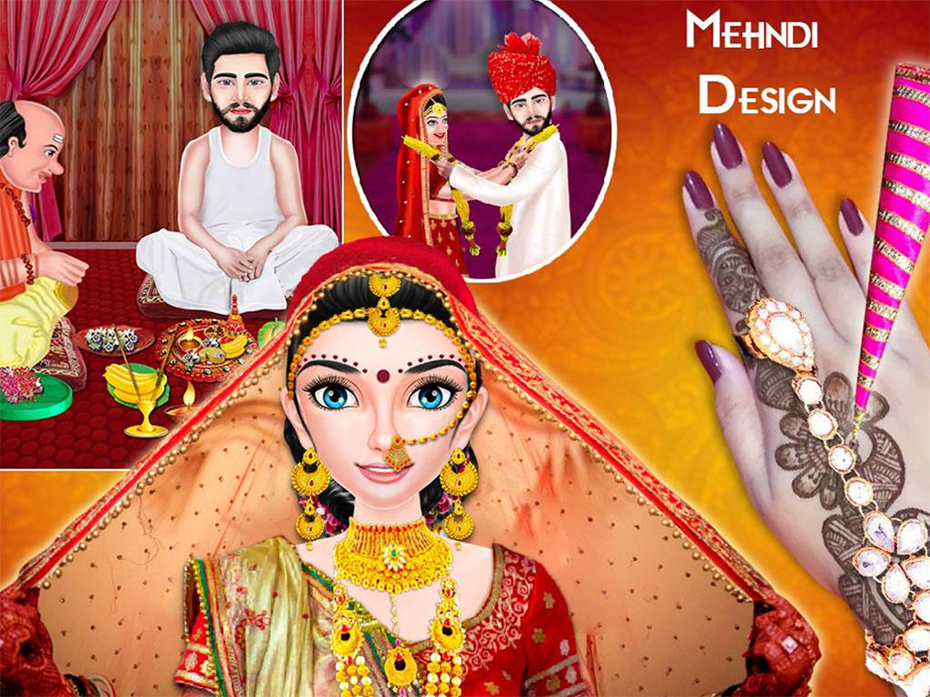 اسکرین شات 2 برنامه Gujarati  Indian Wedding Girls