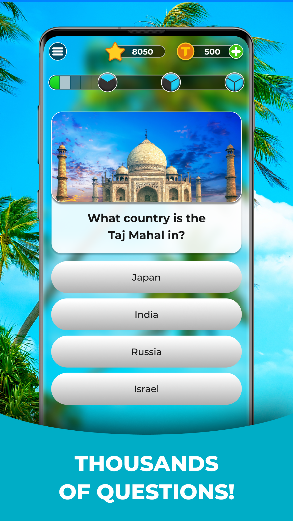 اسکرین شات 4 بازی Triviascapes: IQ & brain test