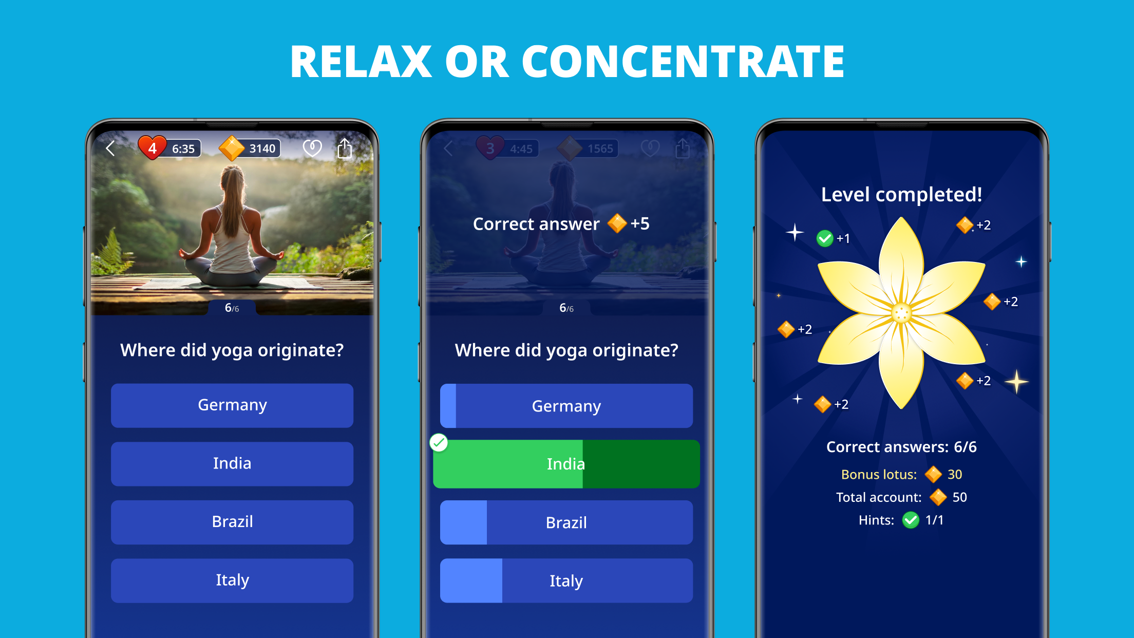 اسکرین شات 6 برنامه Antistress trivia - Zen Quiz