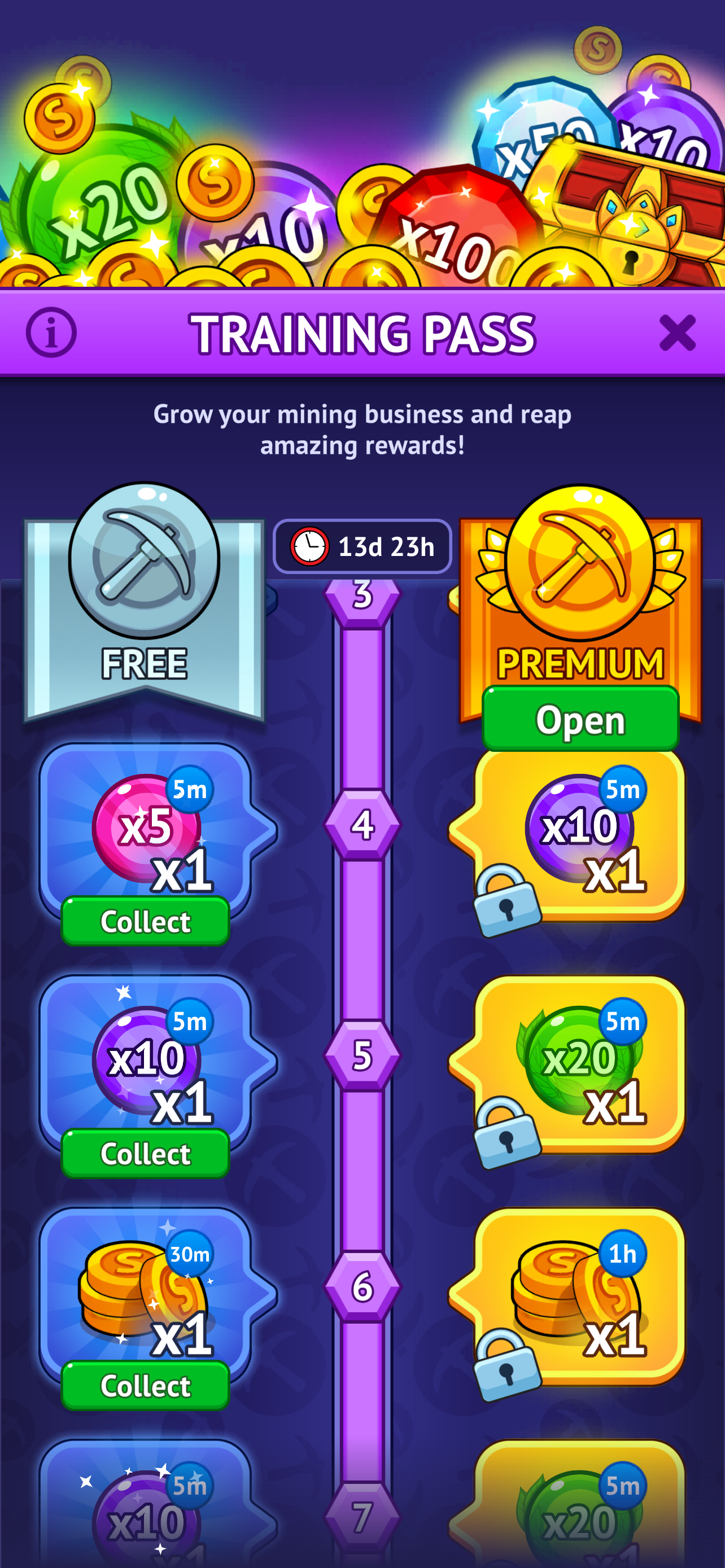 اسکرین شات 7 بازی Mining Empire: Golden Tycoon