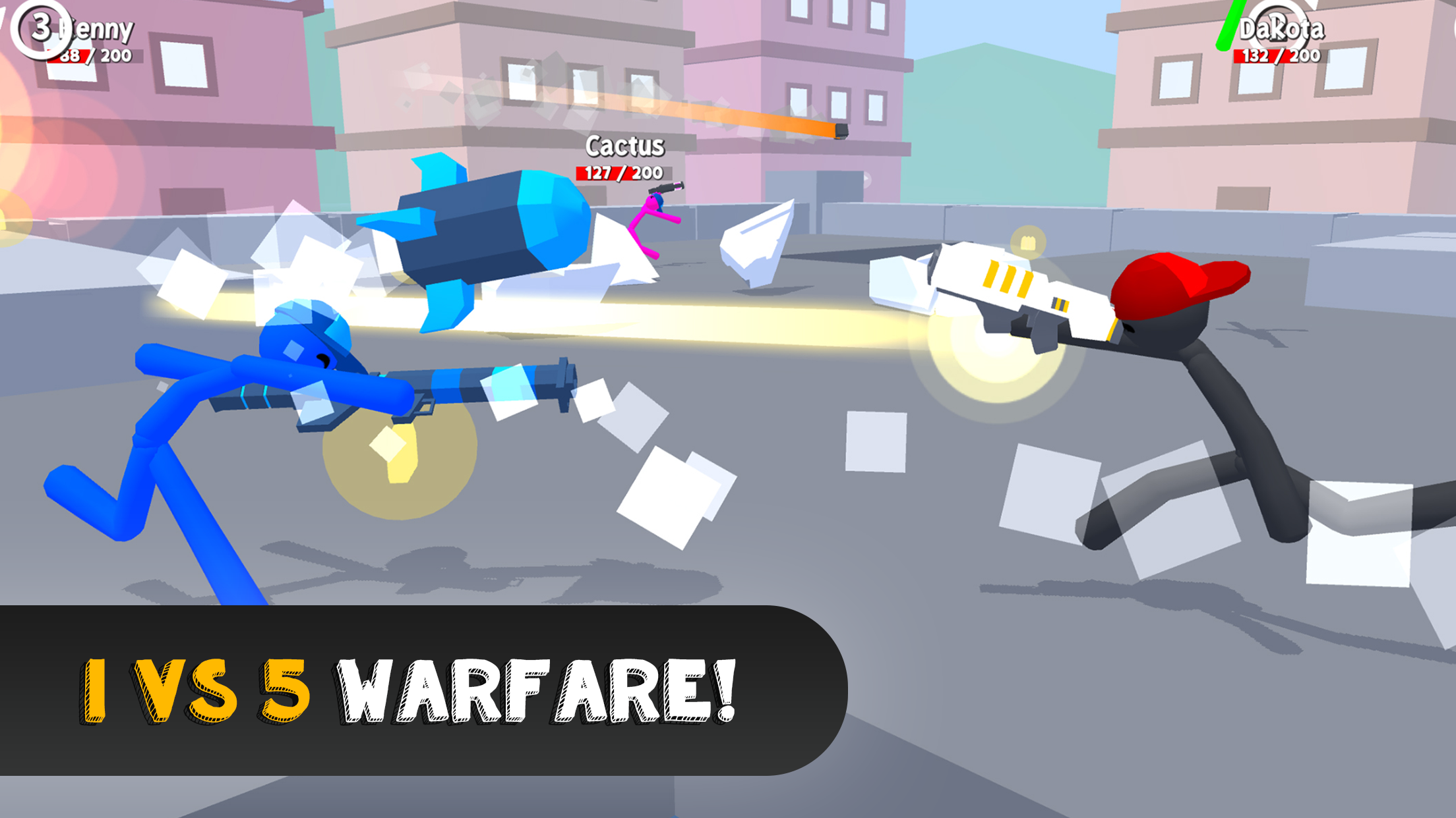 اسکرین شات 2 بازی Stickgrounds.io: Stickman Wars