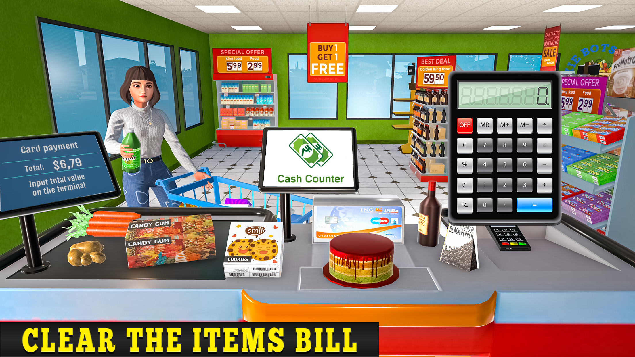 اسکرین شات 1 بازی Supermarket Store Management
