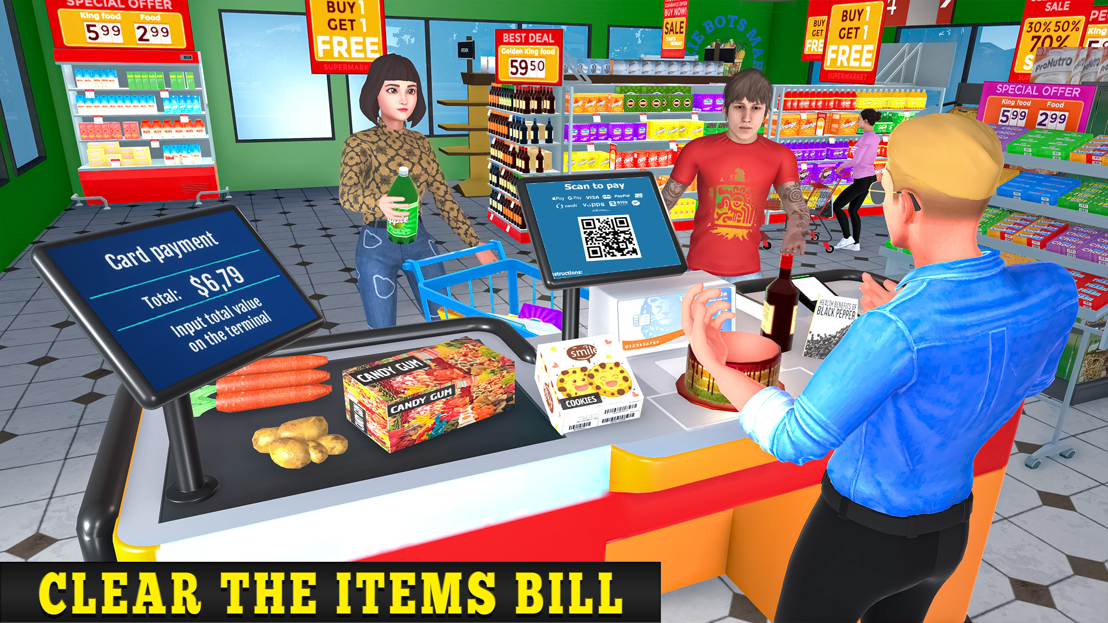 اسکرین شات 3 بازی Supermarket Manager Store Sim