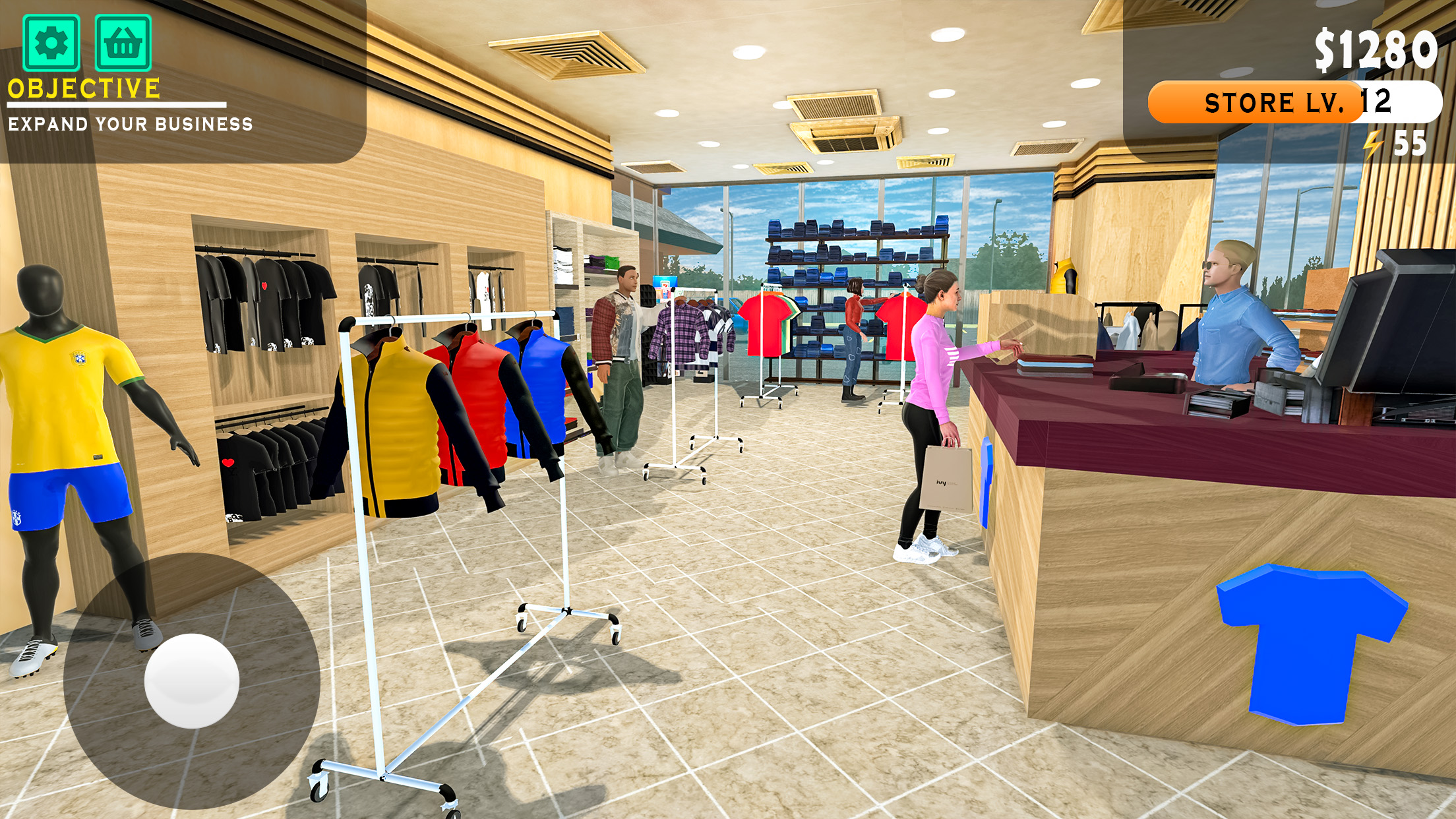 اسکرین شات 5 بازی Clothing Store Manager Game