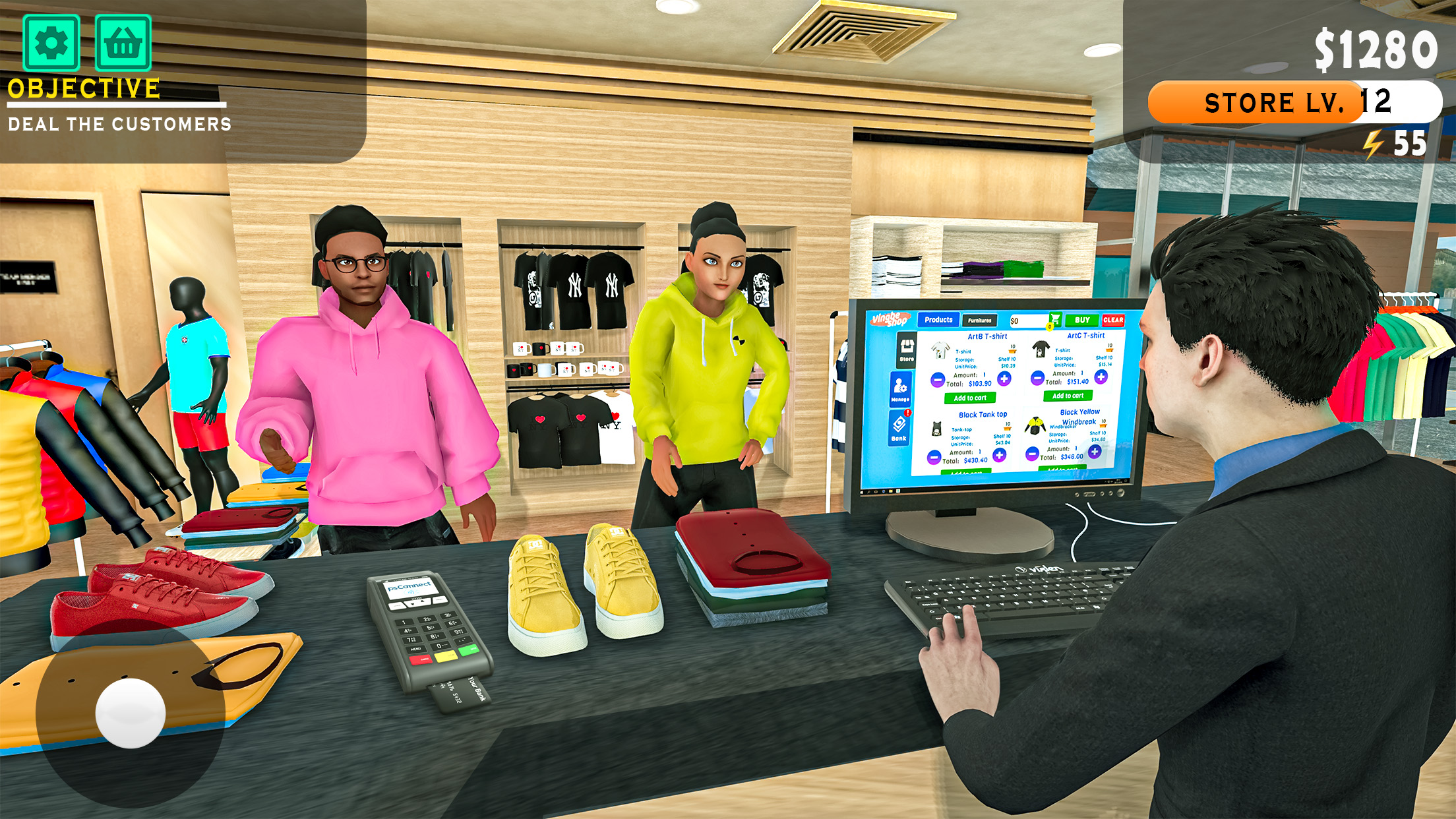 اسکرین شات 2 بازی Clothing Store Manager Game