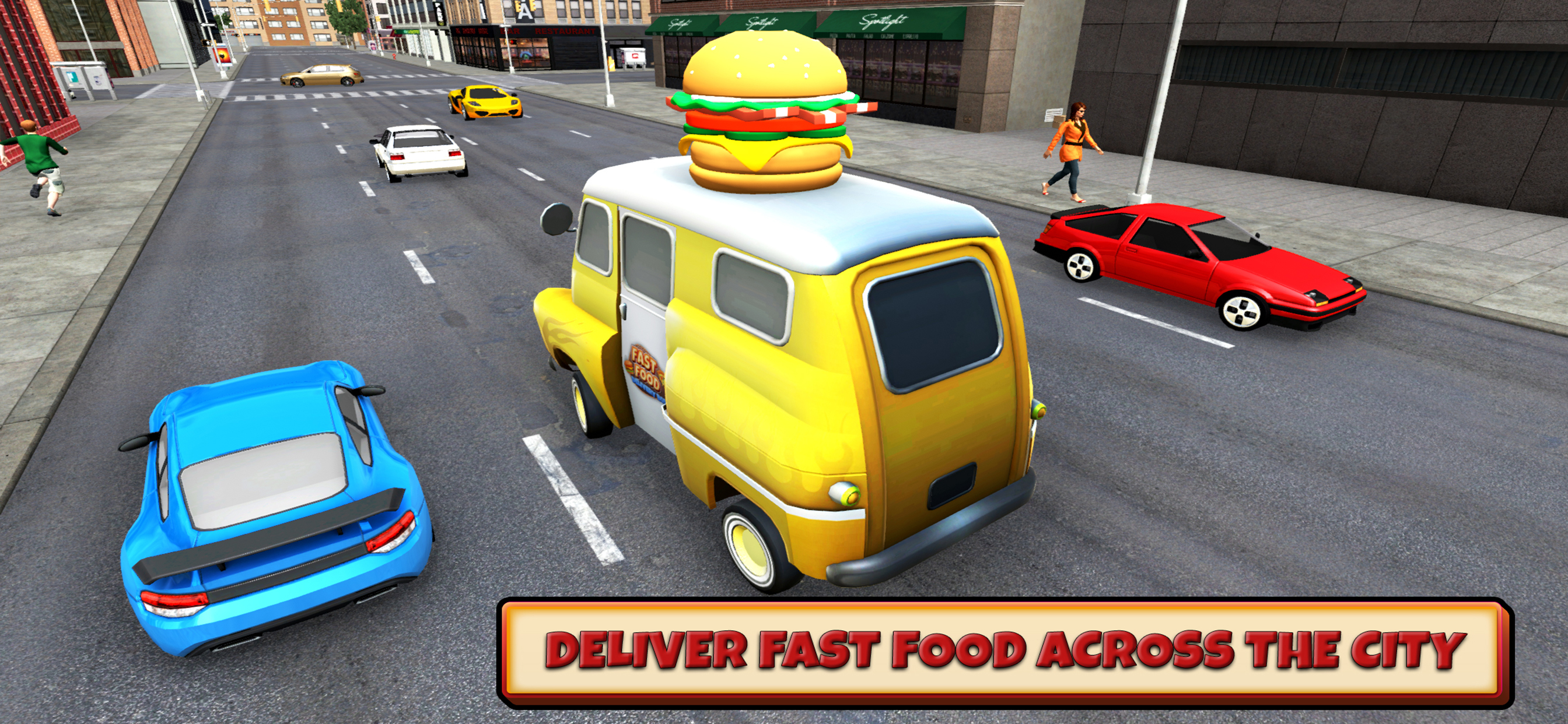 اسکرین شات 5 بازی Fast Food Delivery Bike Game
