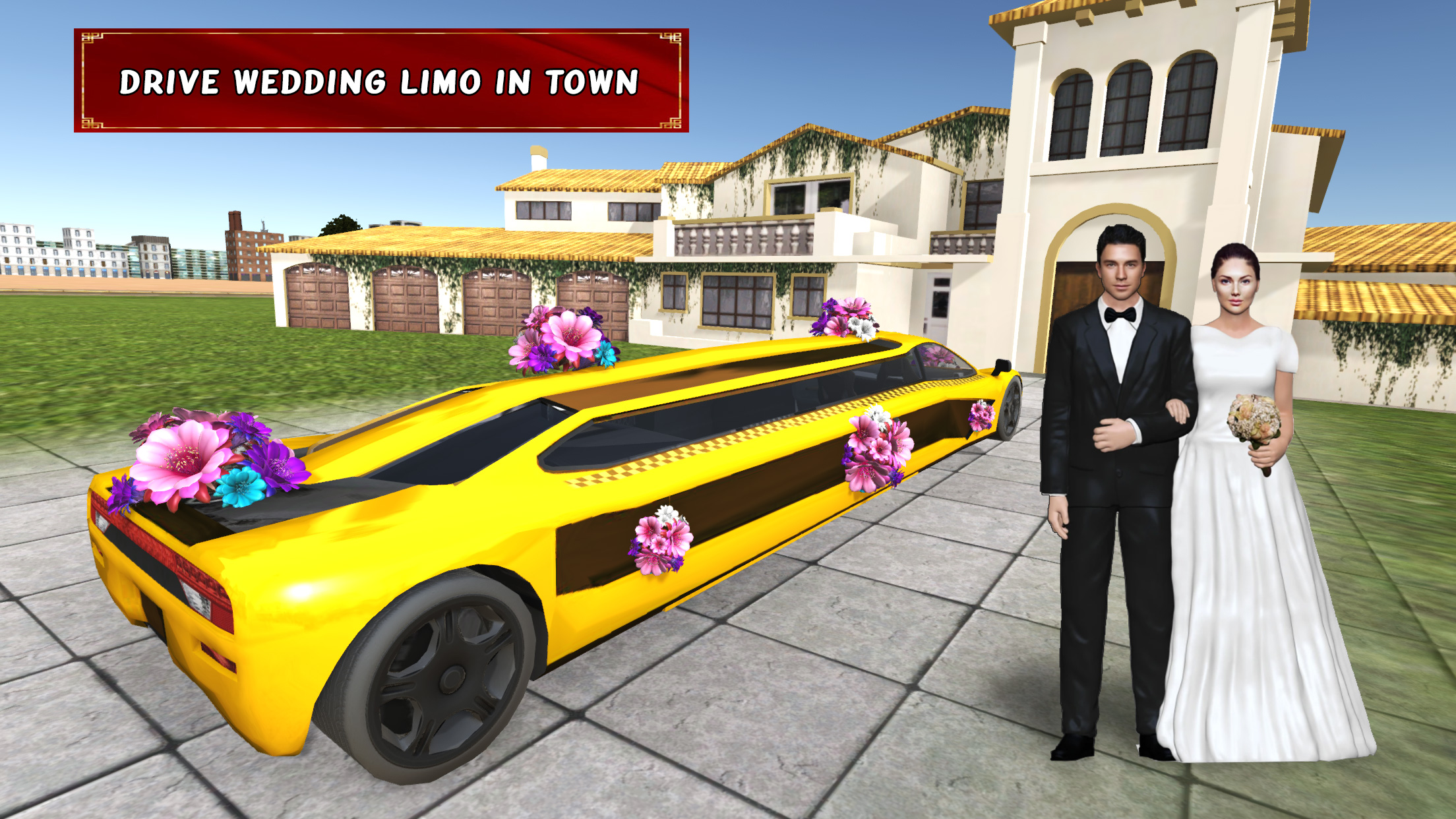 اسکرین شات 4 بازی Luxury Wedding Limousine Taxi