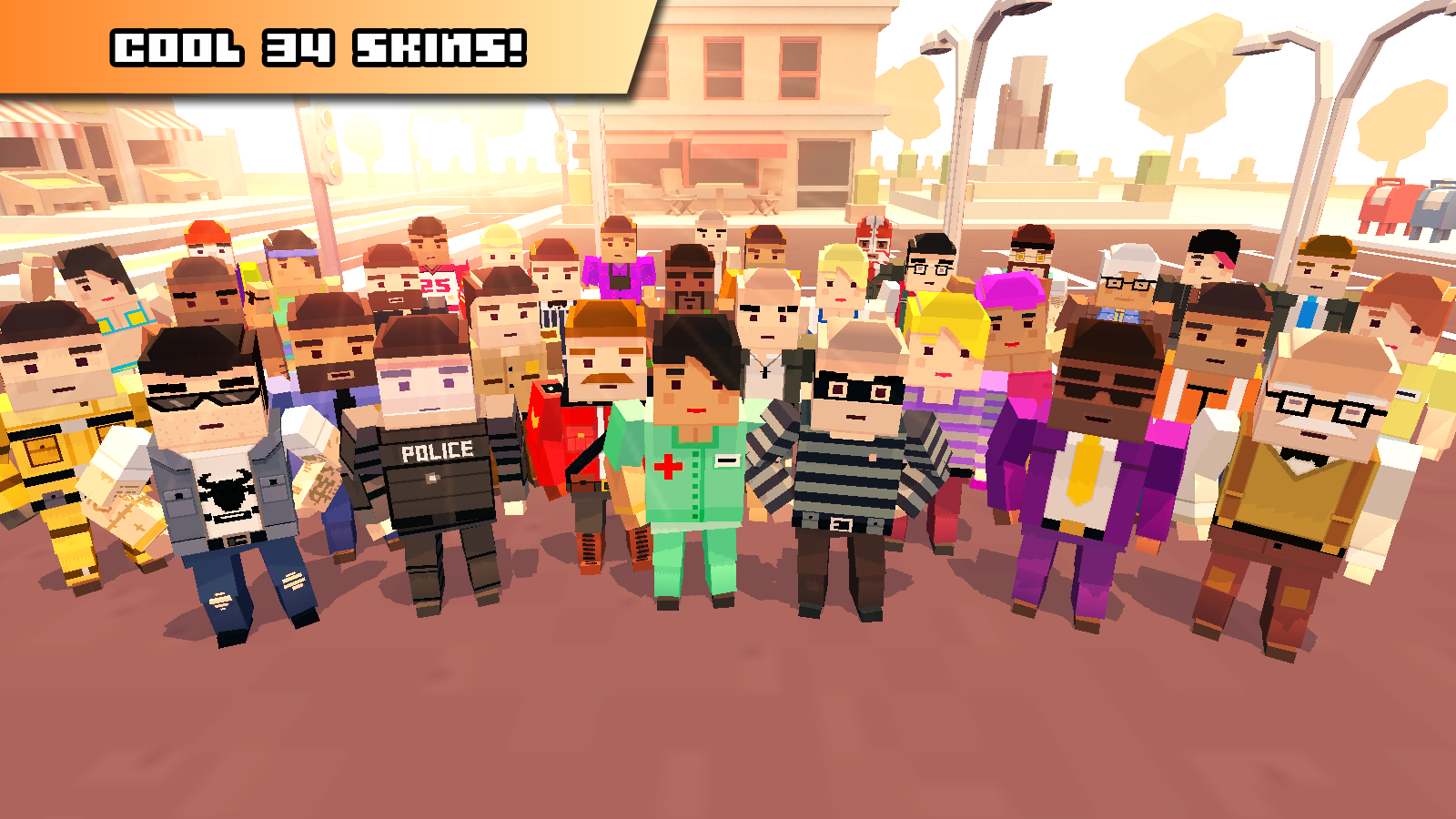 اسکرین شات 5 بازی Blocky Car Racer - racing game