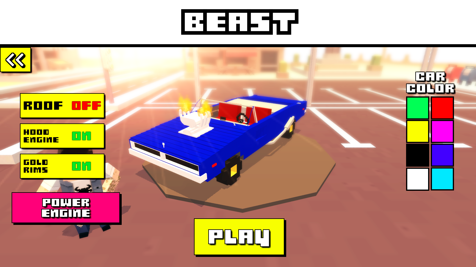 اسکرین شات 5 بازی Blocky Car Racer - racing game