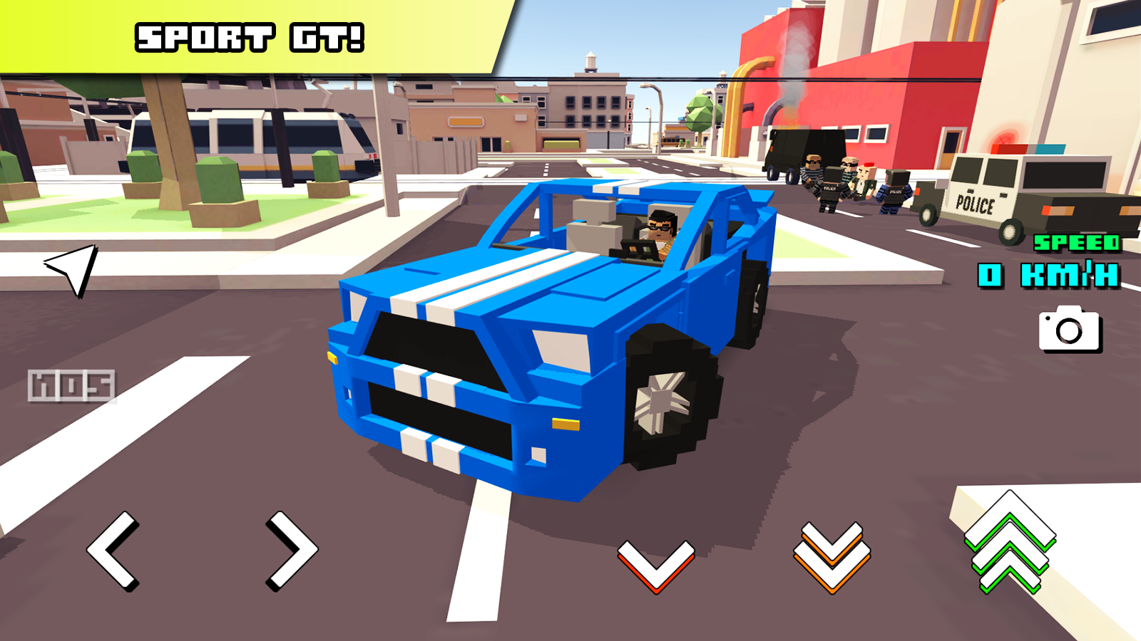 اسکرین شات 1 بازی Blocky Car Racer - racing game