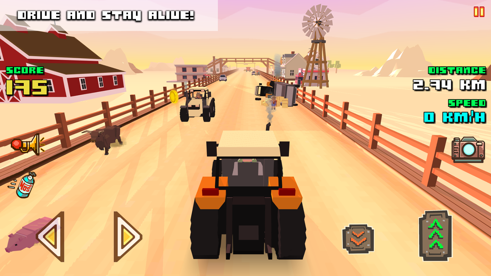 اسکرین شات 2 بازی Blocky Farm Racing & Simulator