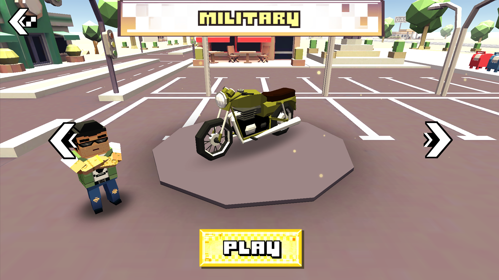 اسکرین شات 3 بازی Blocky Moto Racing: Bike Rider