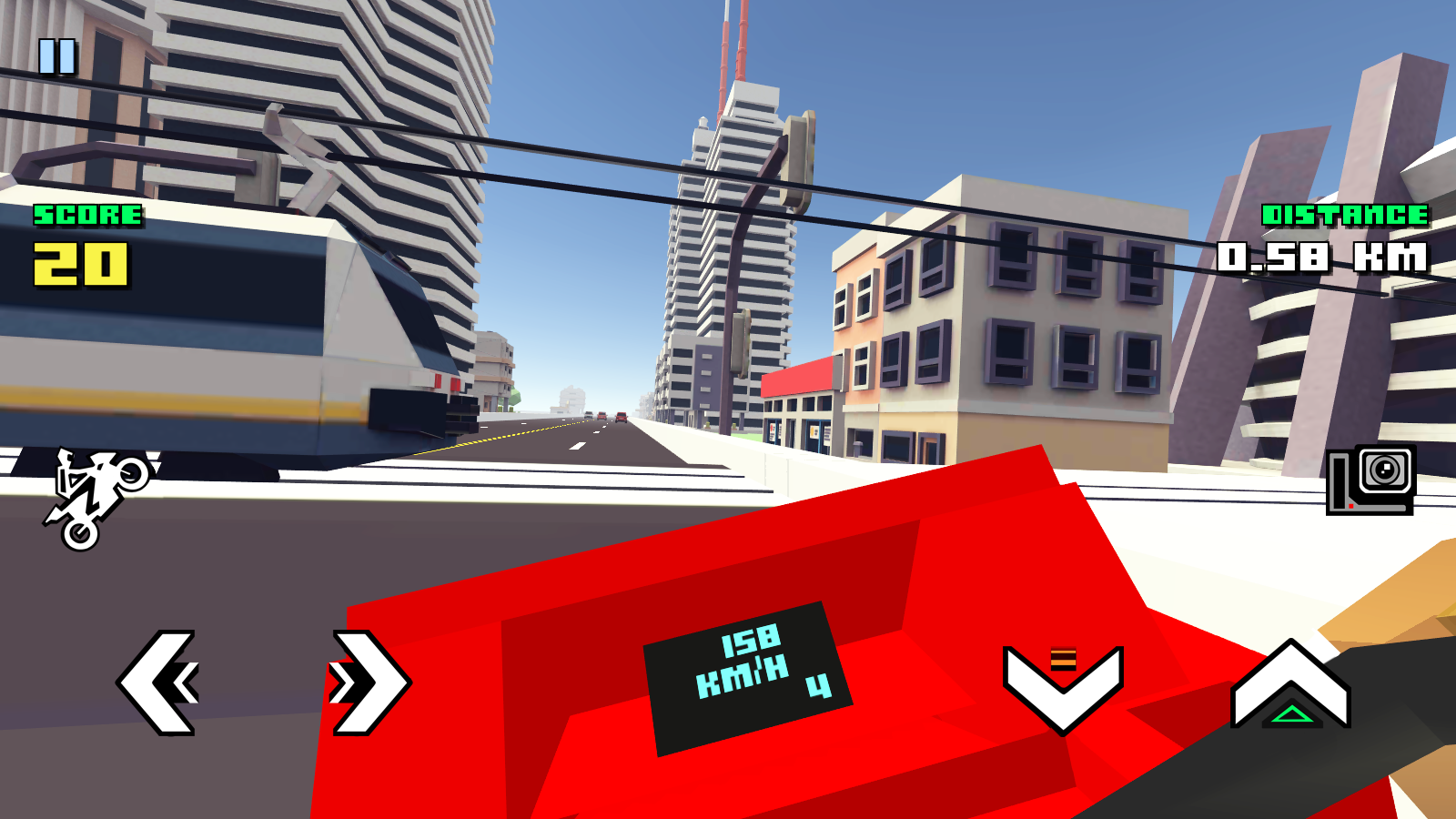 اسکرین شات 2 بازی Blocky Moto Racing: Bike Rider