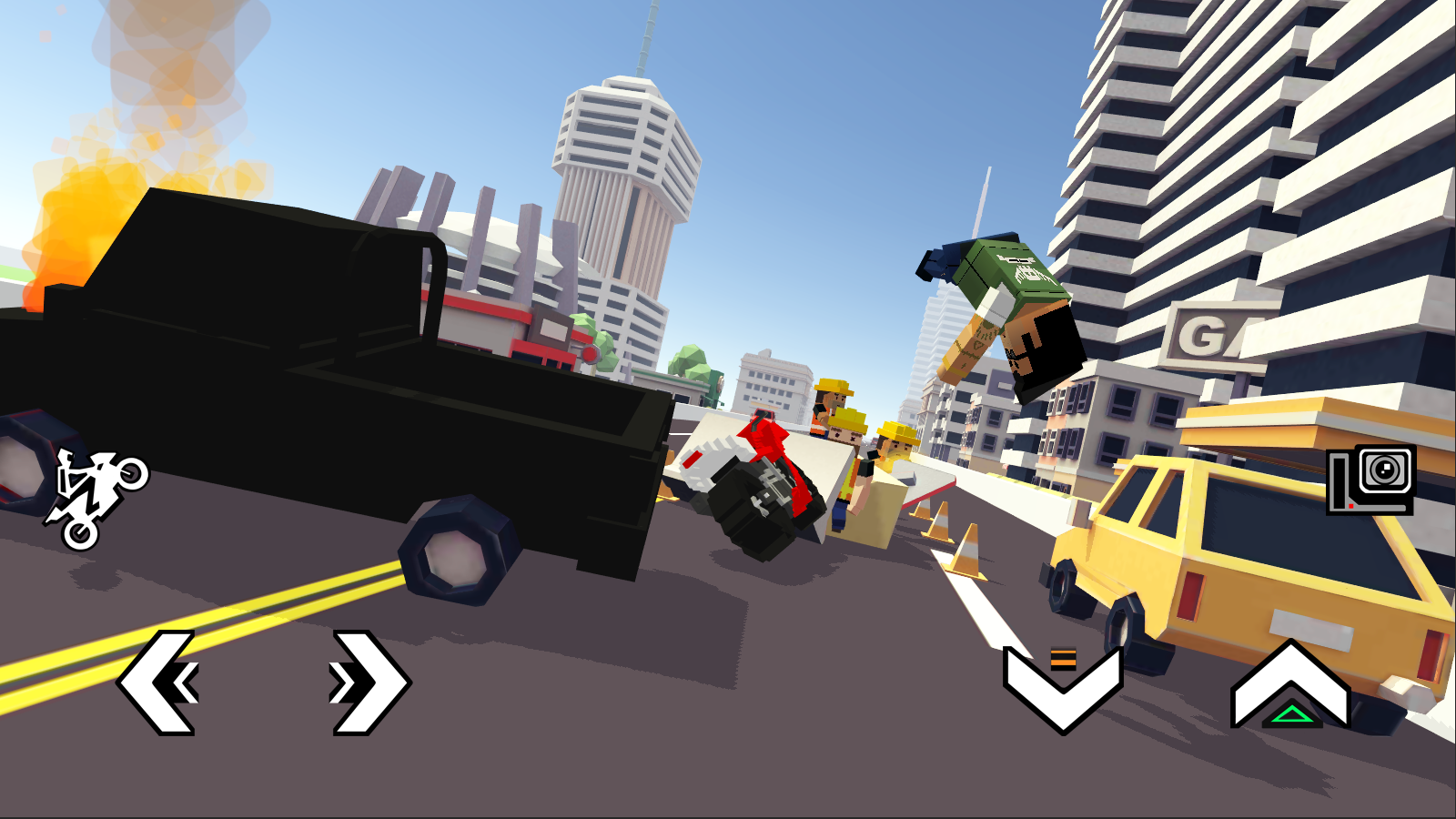 اسکرین شات 7 بازی Blocky Moto Racing: Bike Rider