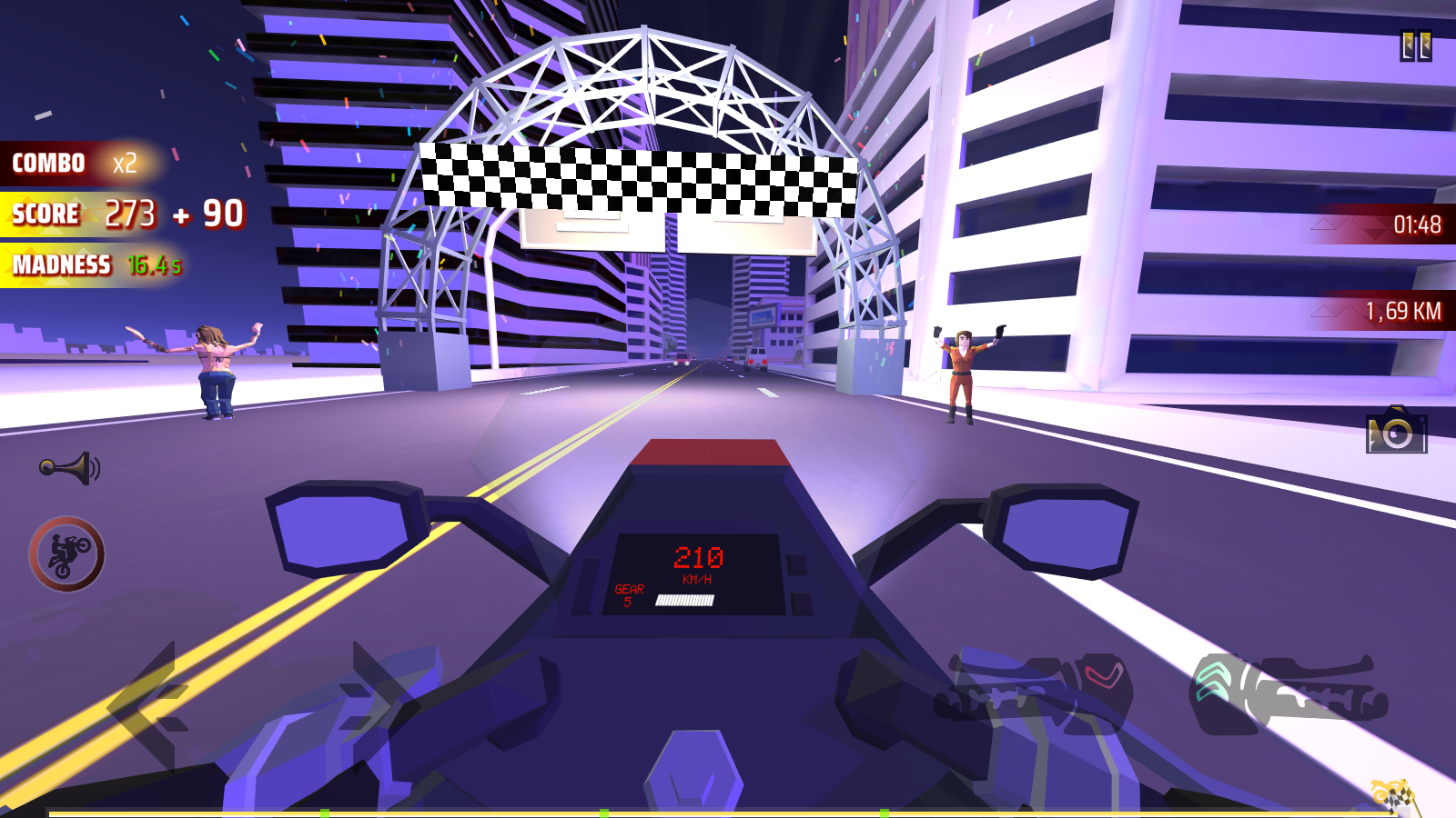 اسکرین شات 8 بازی Moto Mad Racing: Bike Game
