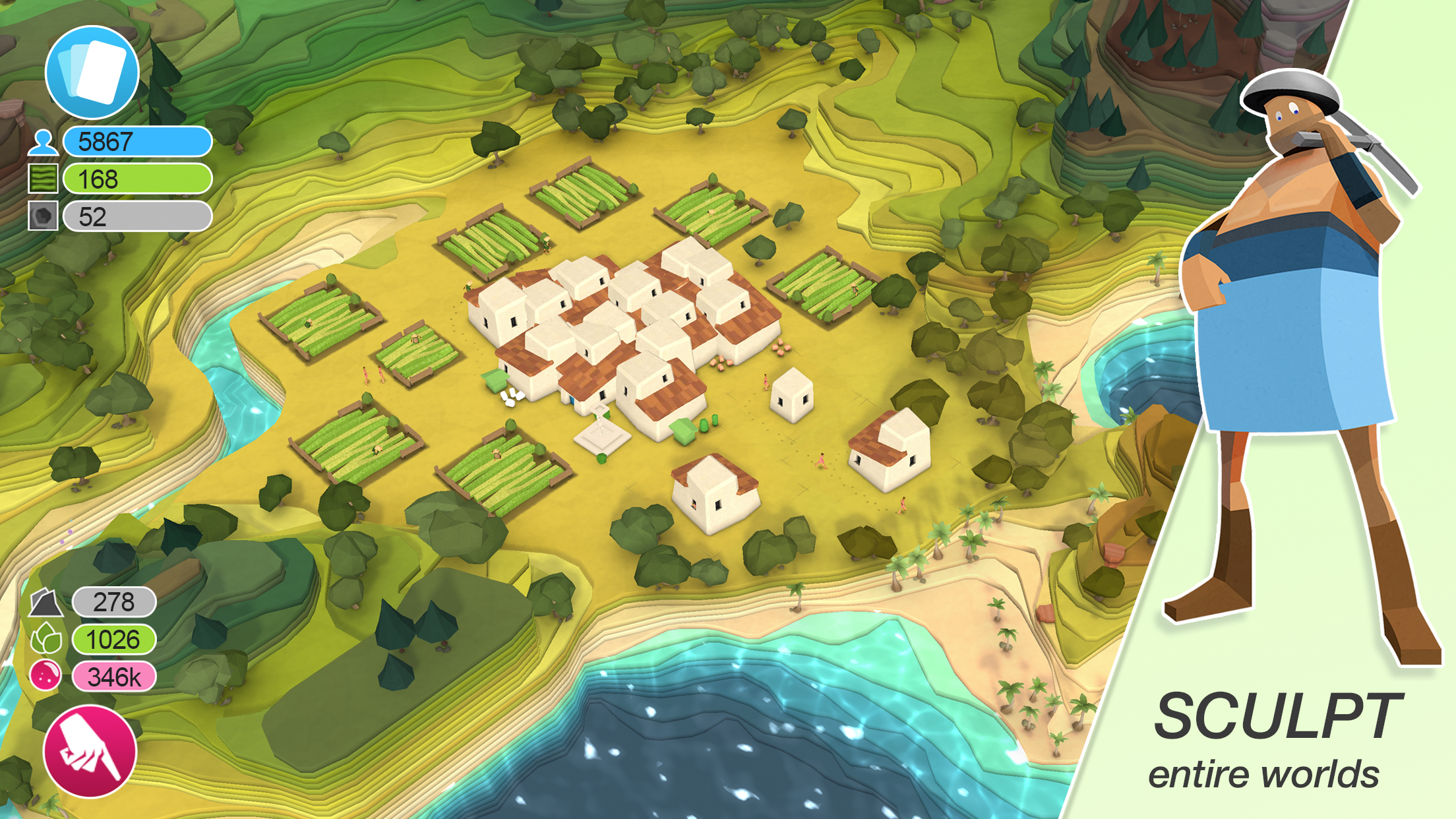 اسکرین شات 1 بازی Godus