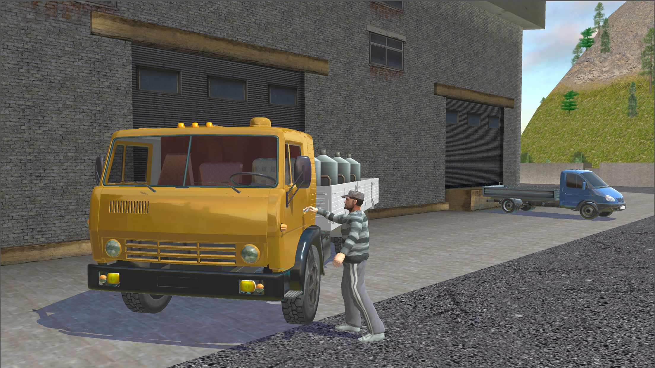 اسکرین شات 1 بازی Hard Truck Driver Simulator 3D