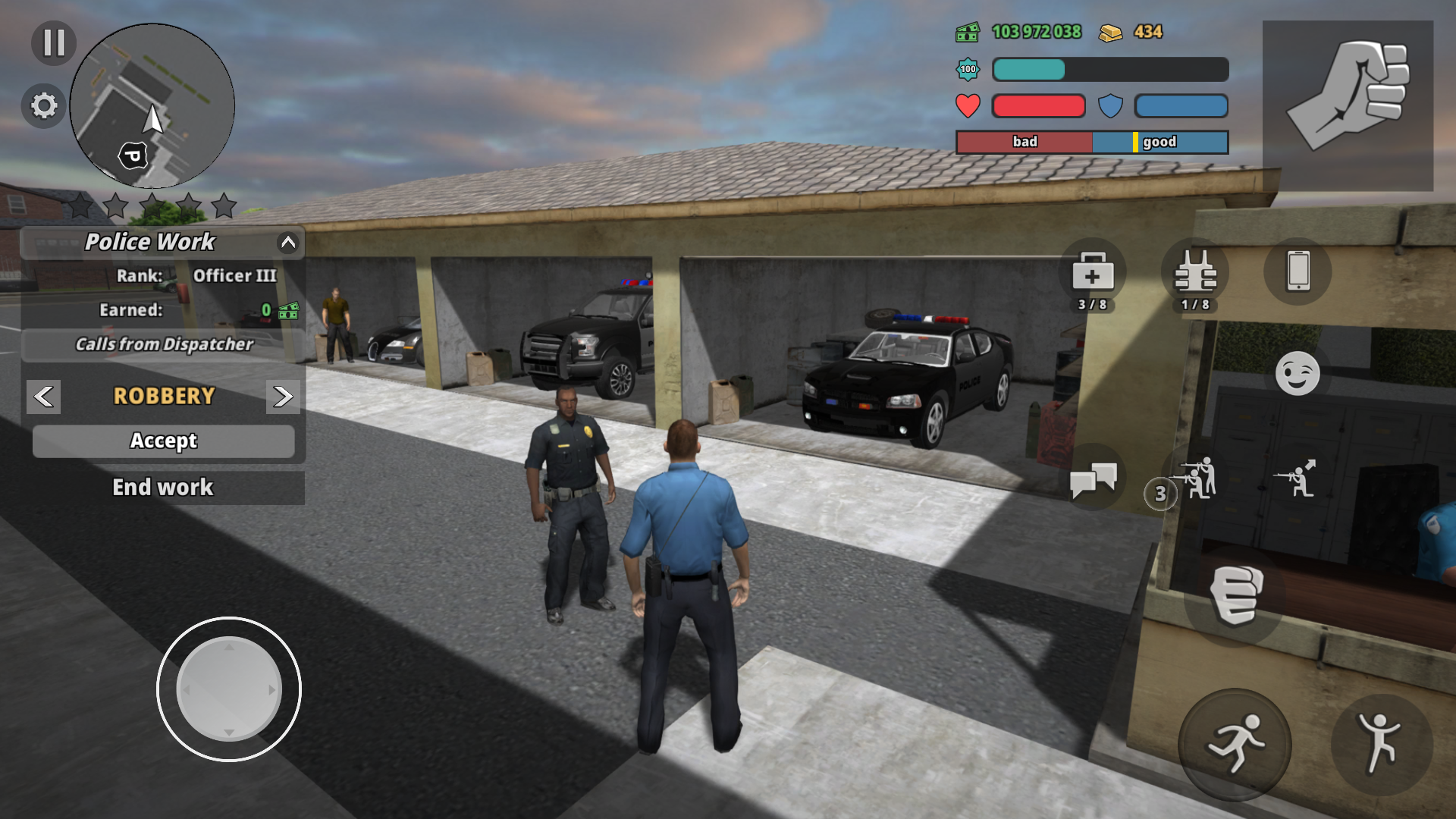 اسکرین شات 3 بازی Police Cop Simulator. Gang War
