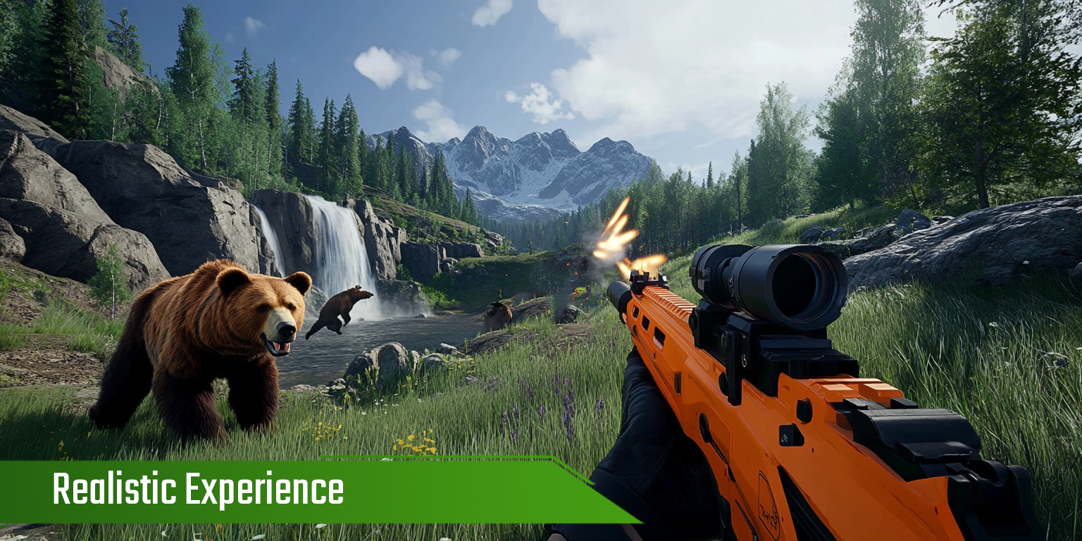 اسکرین شات 3 بازی Sniper hunting jungle animals