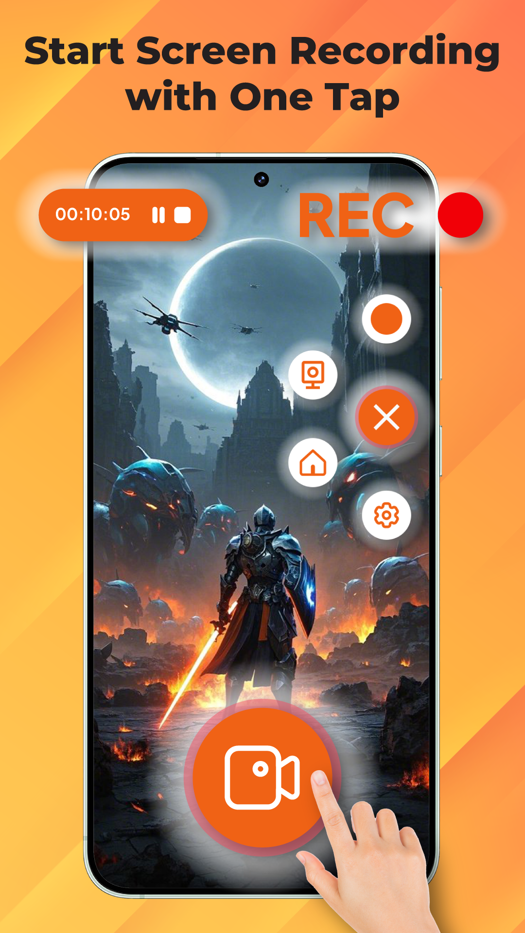 اسکرین شات 2 برنامه RECX: Screen Recorder
