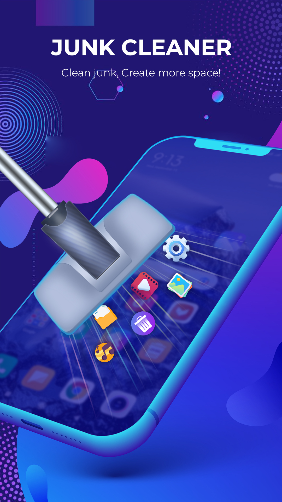 اسکرین شات 1 برنامه MobiClean - Phone Cleaner App