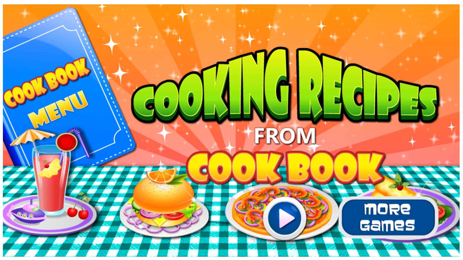 اسکرین شات 1 بازی Cook Book Recipes Cooking game