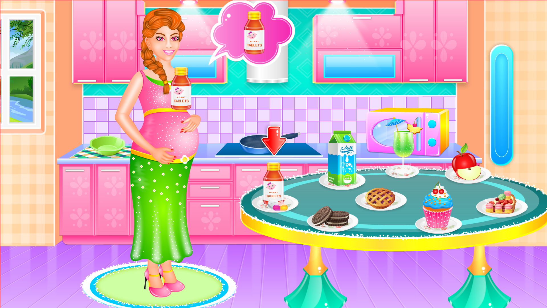 اسکرین شات 3 بازی Pregnant Mommy Daily Care Game