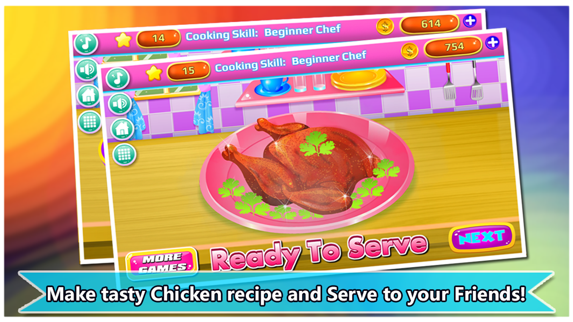 اسکرین شات 5 بازی Recipes Cook book challenger