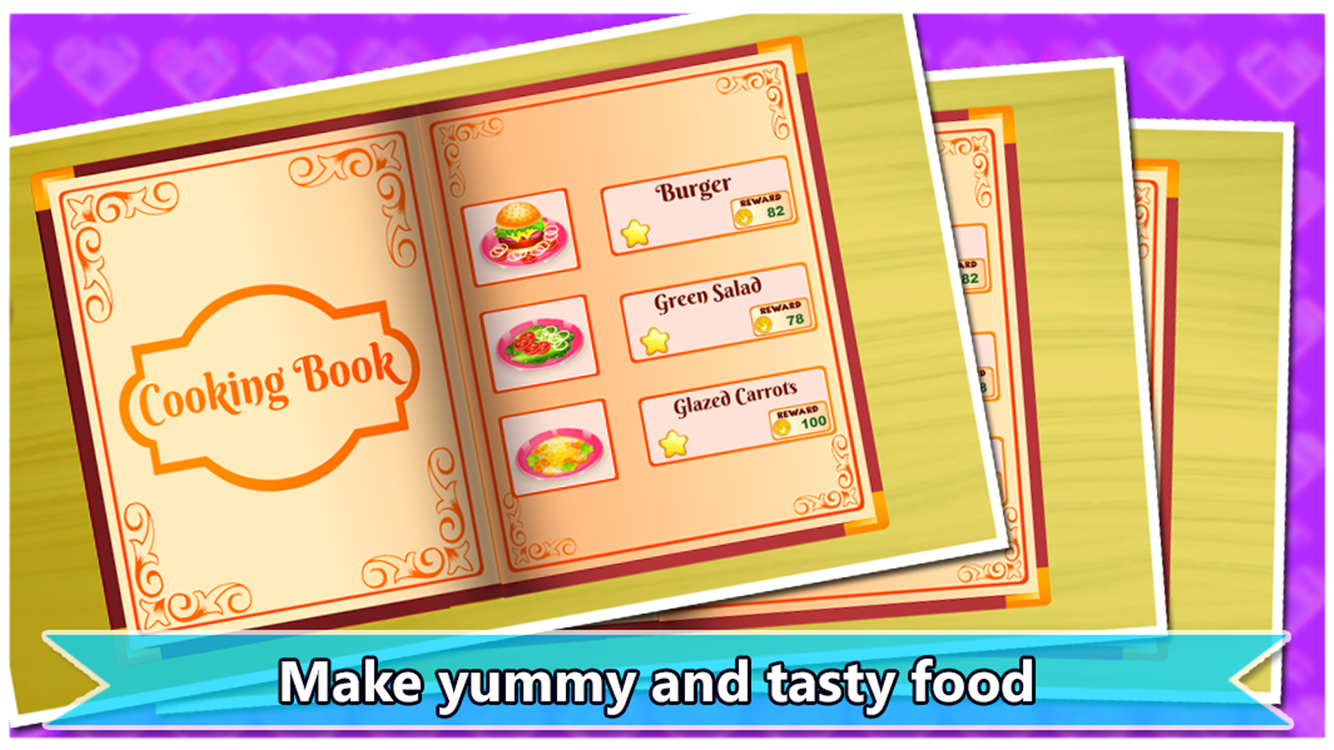 اسکرین شات 2 بازی Recipes Cook book challenger