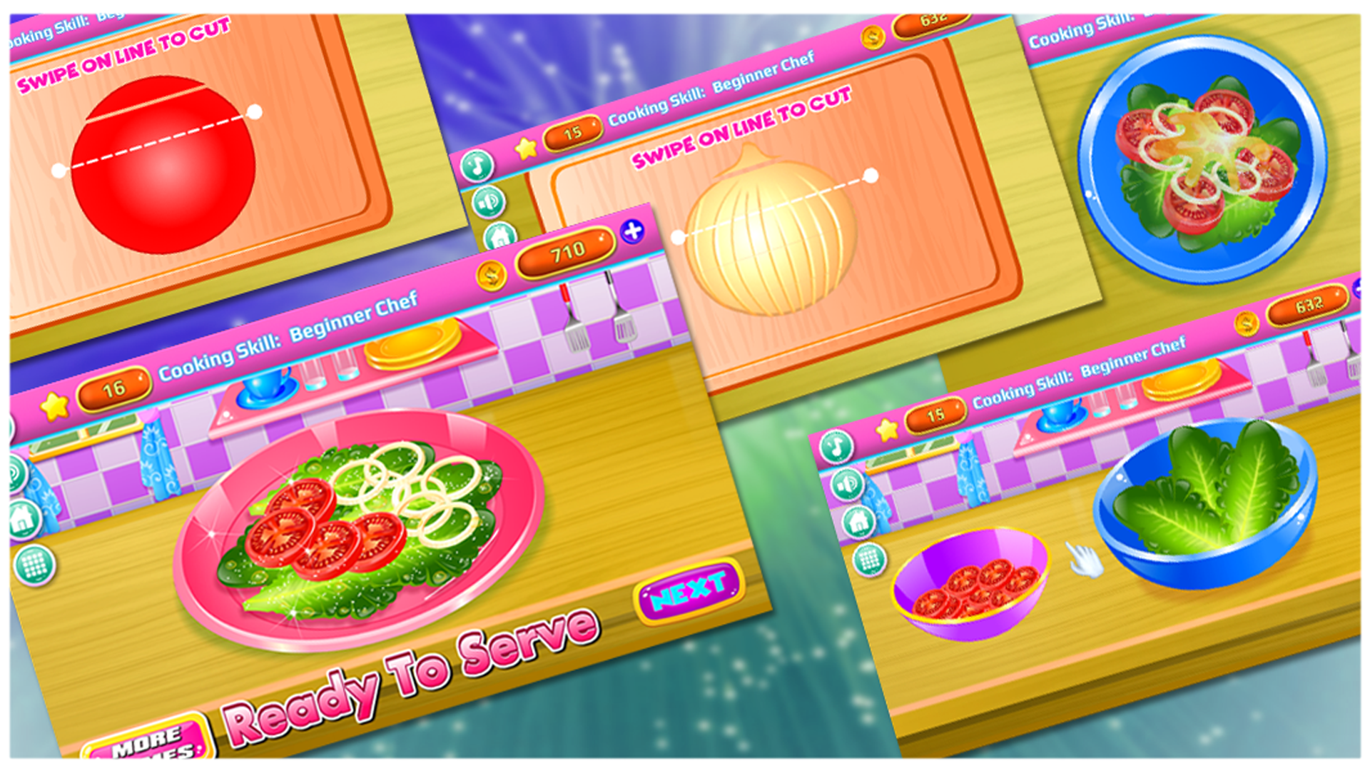 اسکرین شات 6 بازی Recipes Cook book challenger