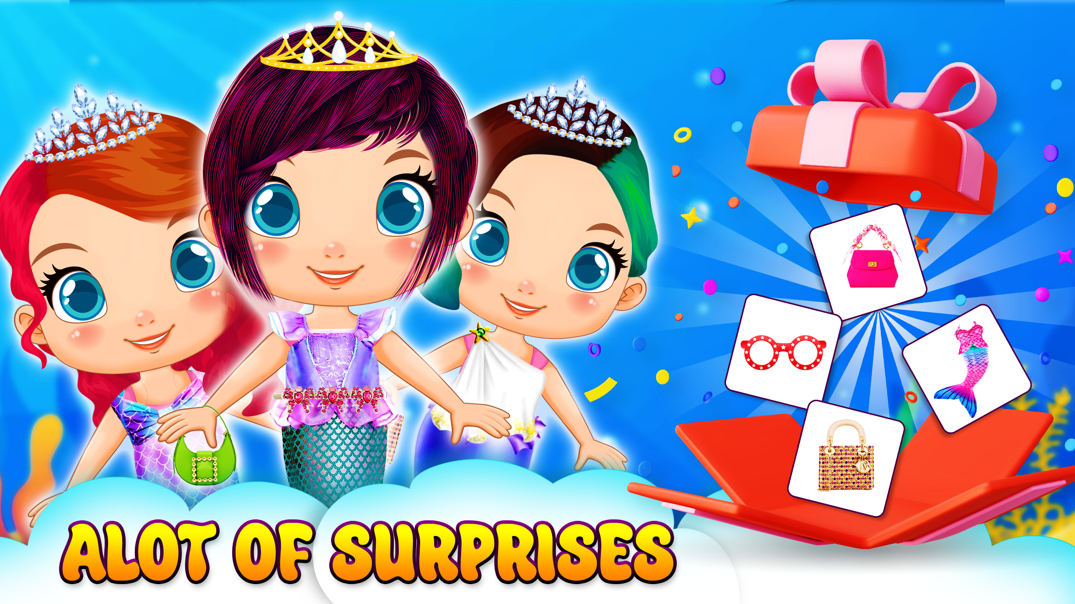 اسکرین شات 3 بازی Color Reveal Doll Unboxing