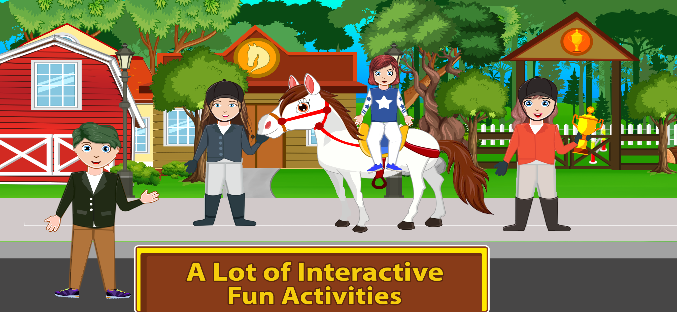 اسکرین شات 3 بازی Pretend My Horse Stable Life