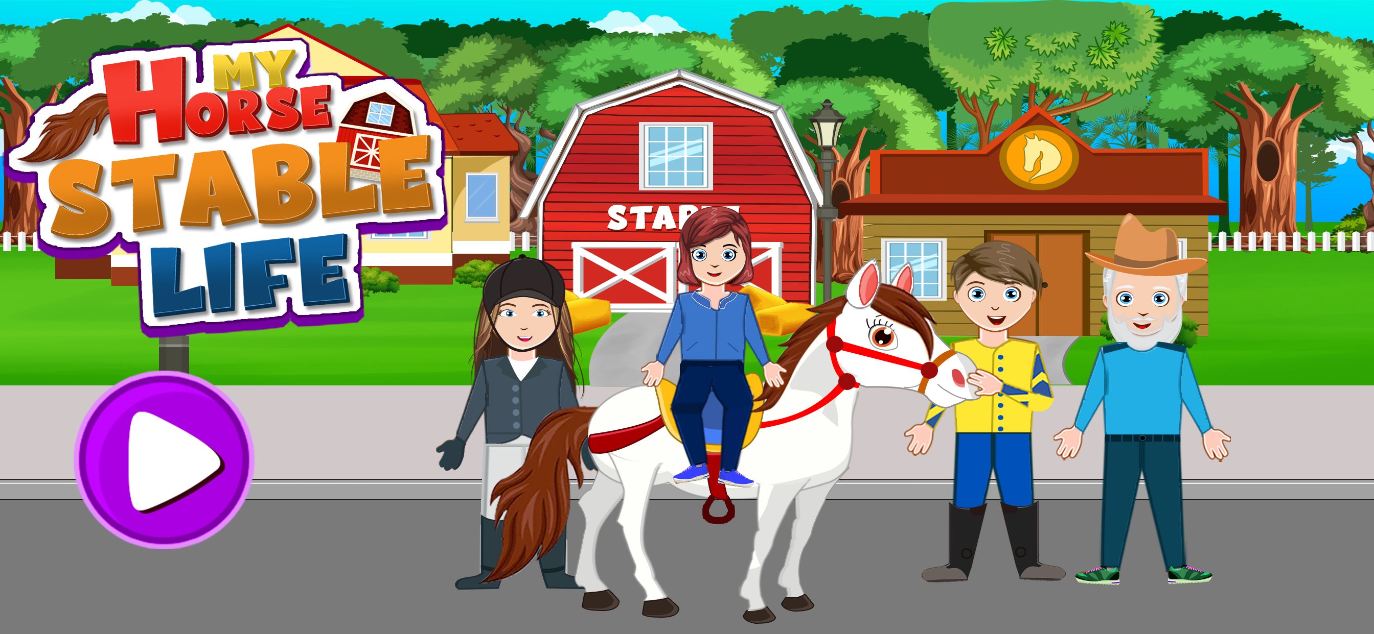 اسکرین شات 4 بازی Pretend My Horse Stable Life