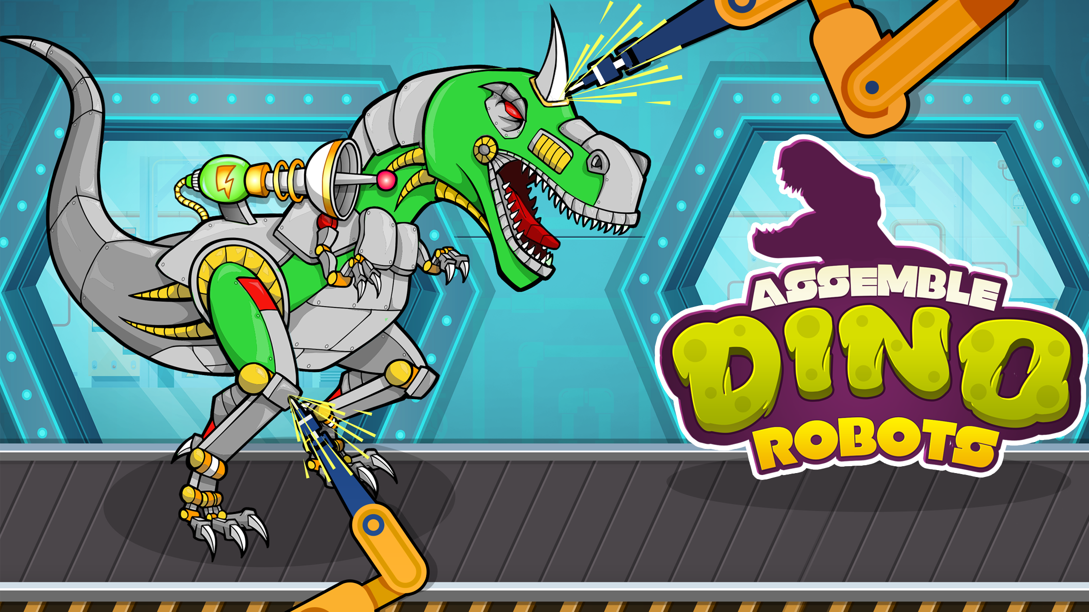 اسکرین شات 4 بازی Assemble Dino Robot Games