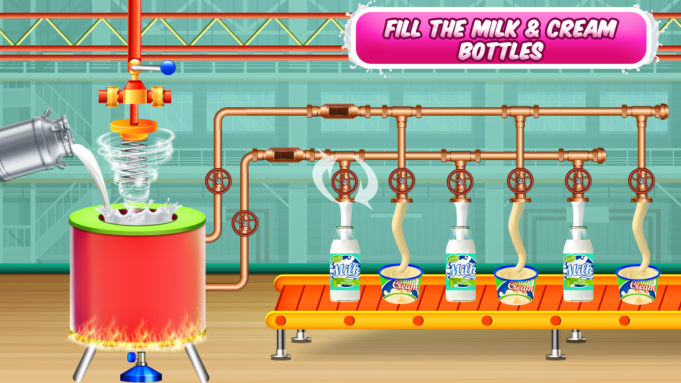 اسکرین شات 4 بازی Dairy Farm Milk Factory Tycoon