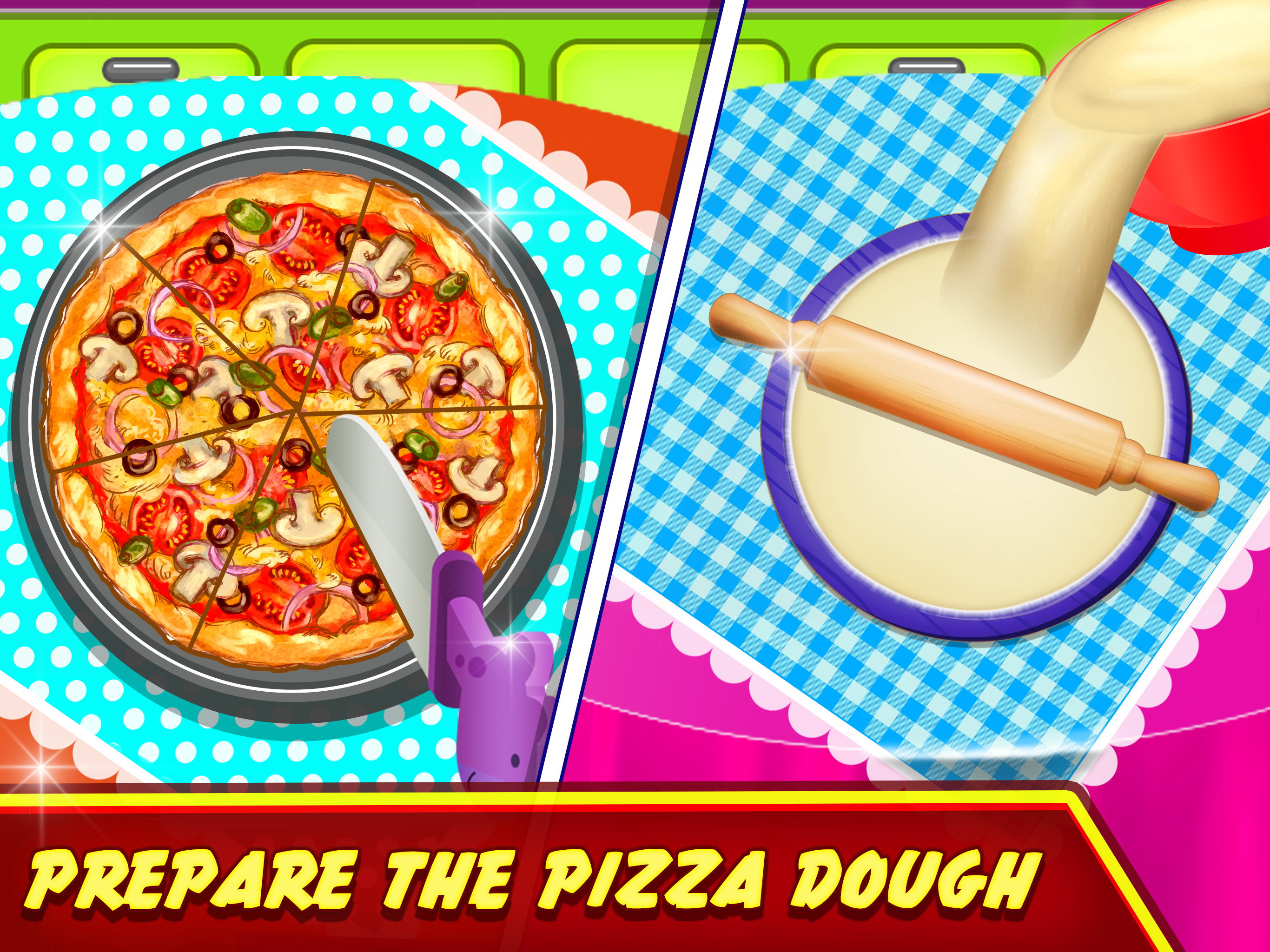 اسکرین شات 1 بازی Pizza Maker Kitchen Cooking