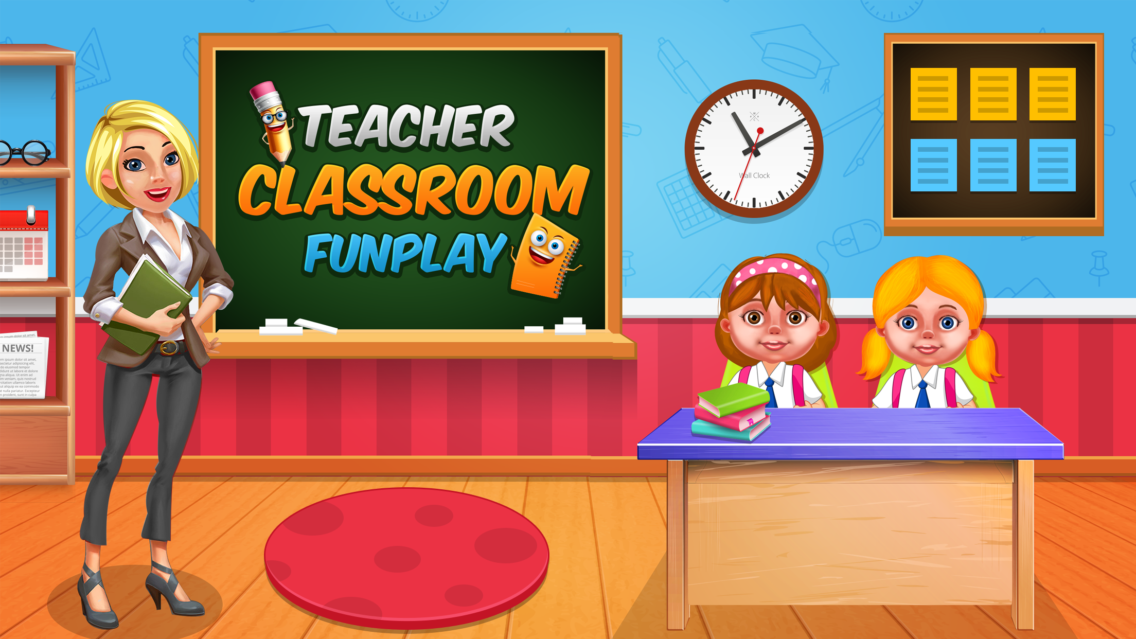 اسکرین شات 5 بازی Teacher Classroom Fun Play